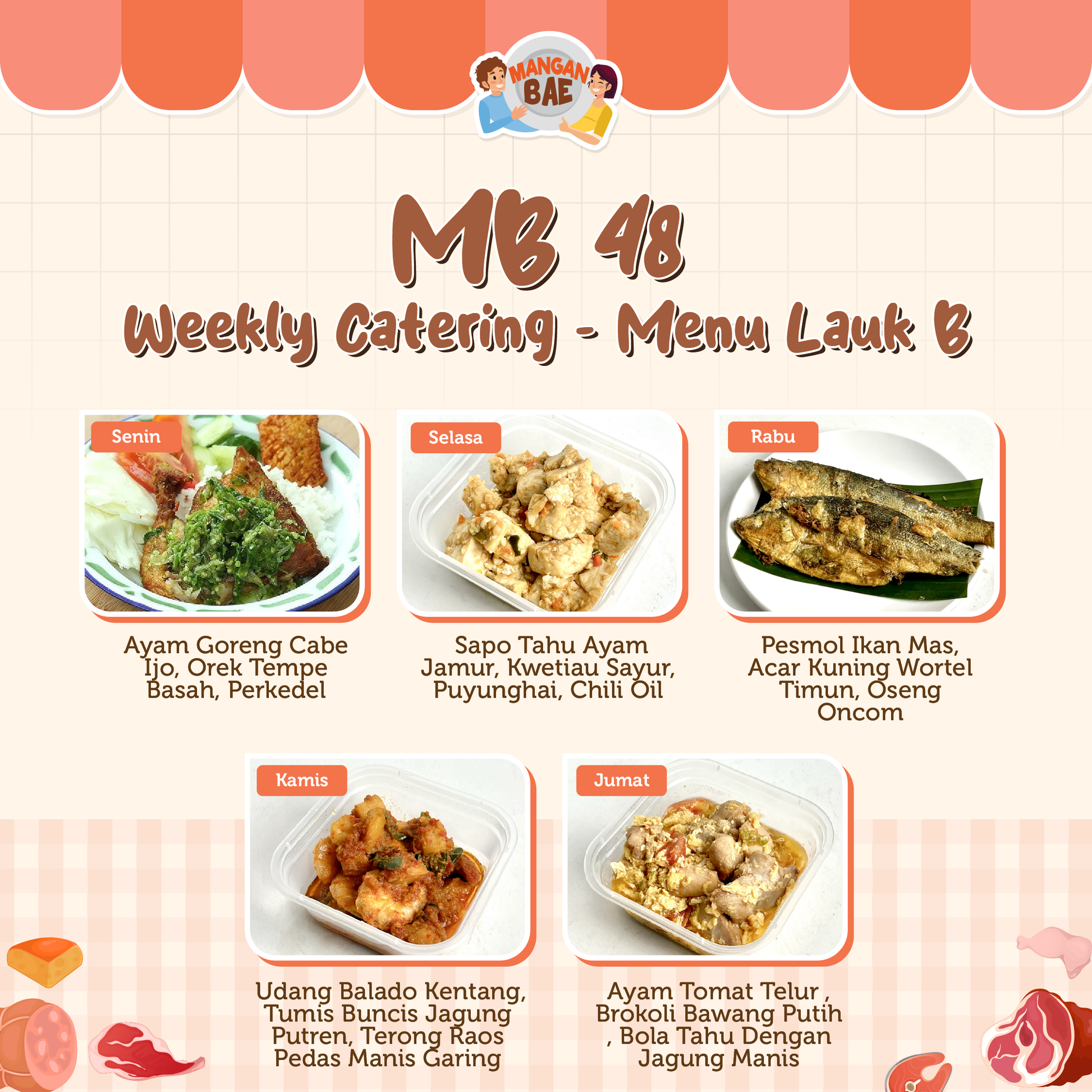 ManganBae Weekly Menu B 48