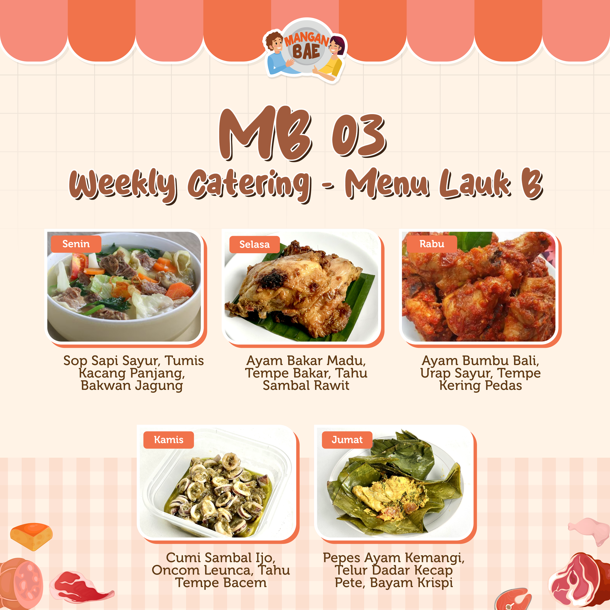 ManganBae Weekly Menu B 3