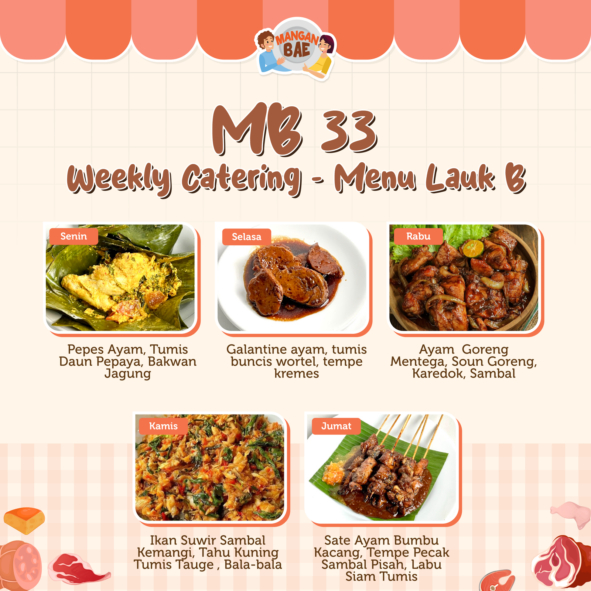 ManganBae Weekly Menu B 33