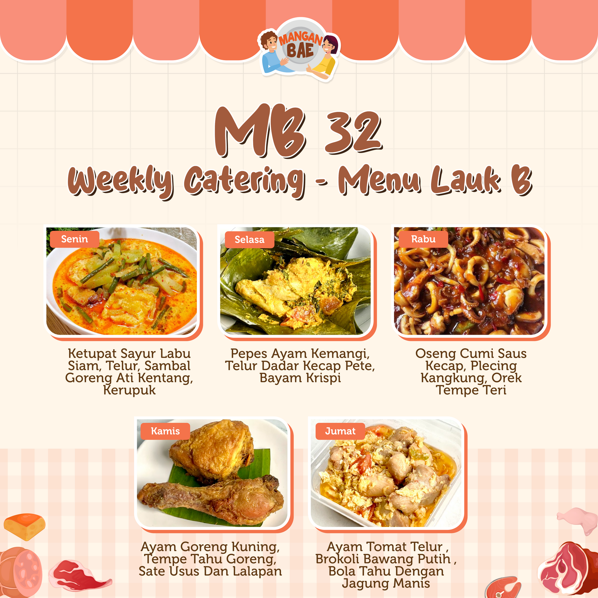 ManganBae Weekly Menu B 32