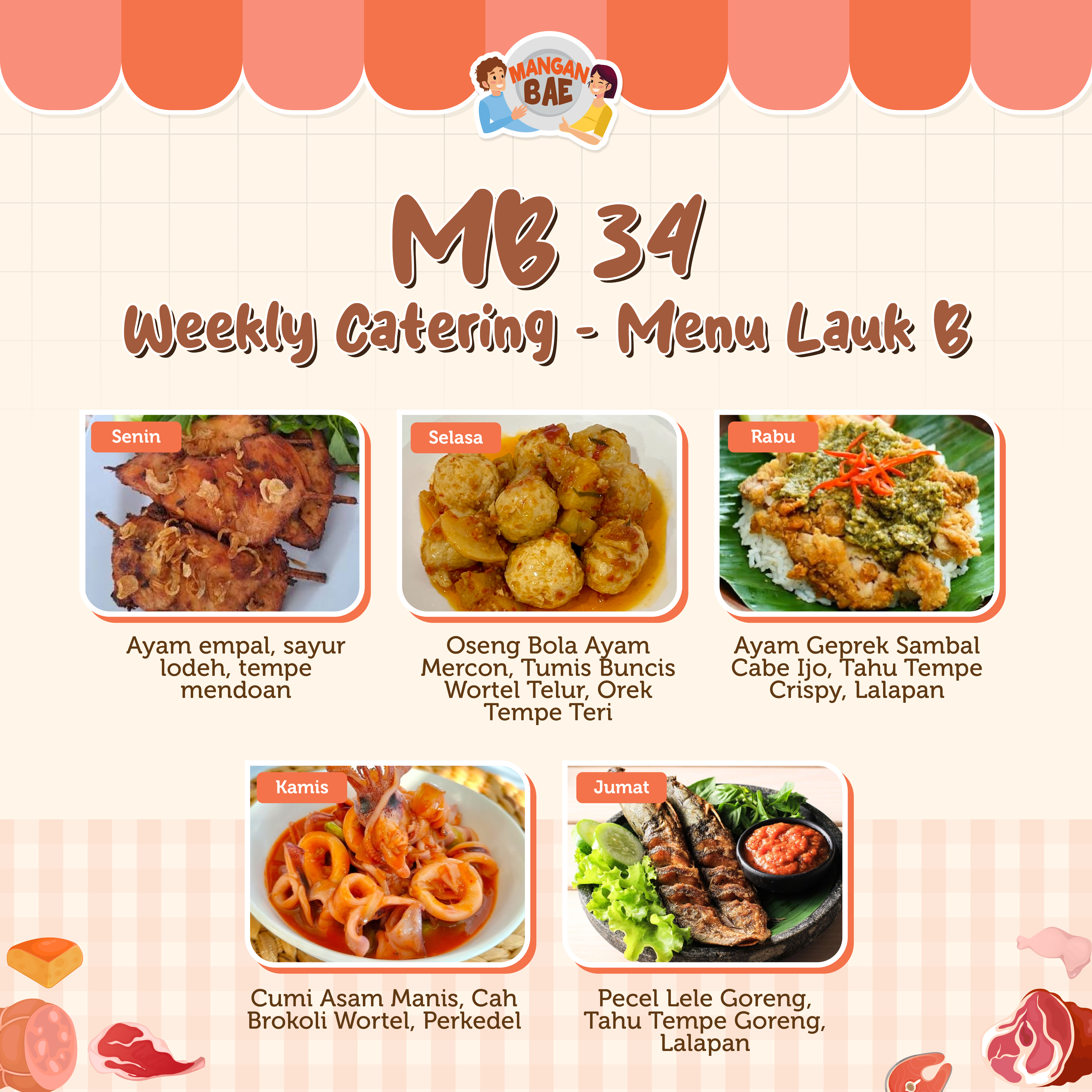 ManganBae Weekly Menu B 34