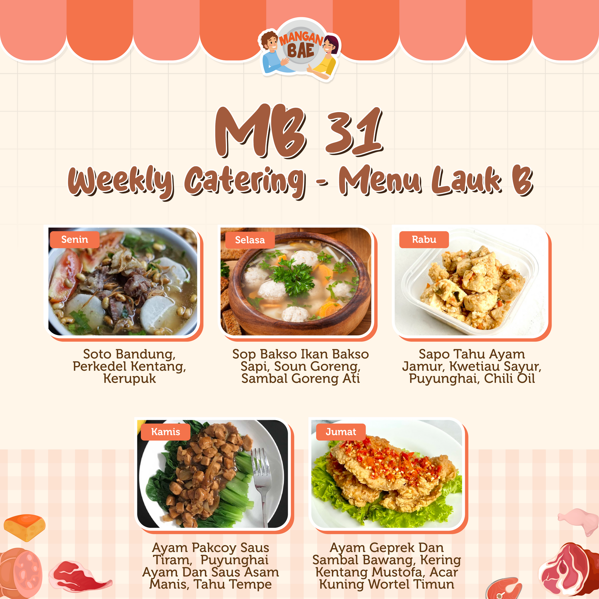 ManganBae Weekly Menu B 31