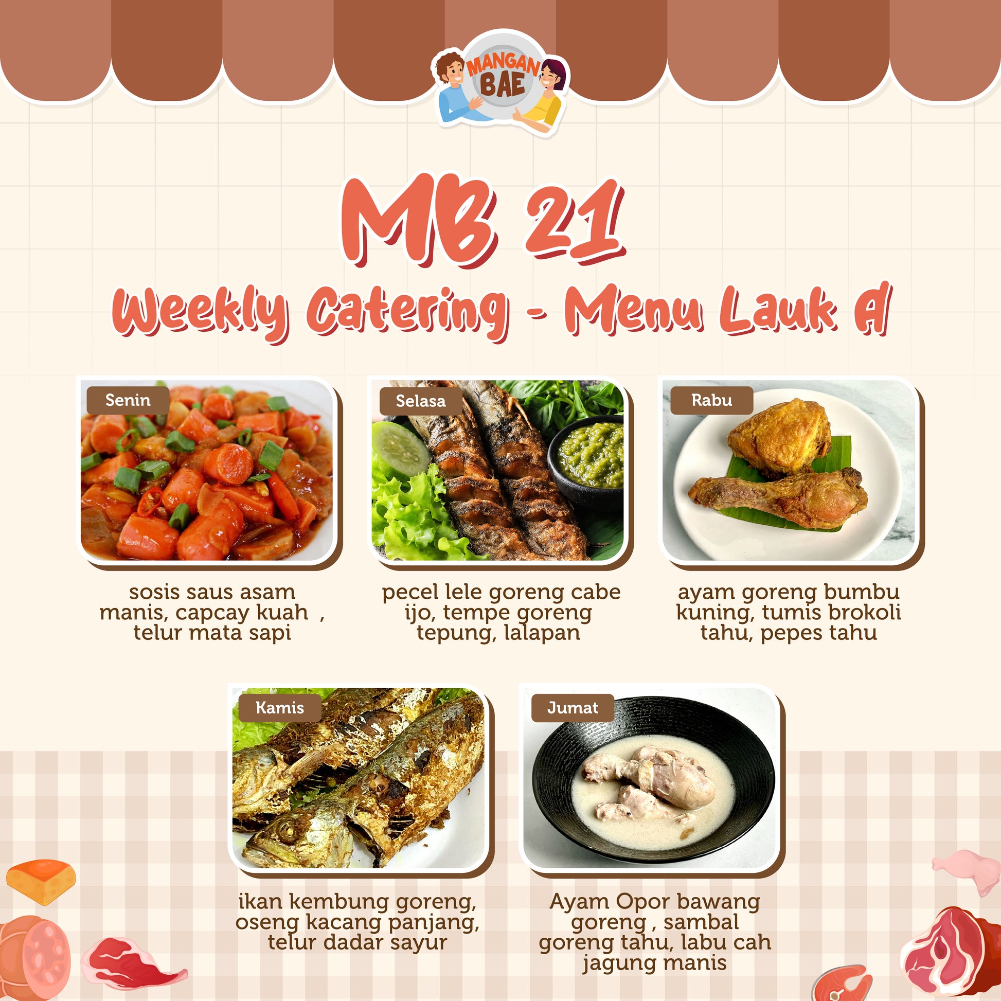 ManganBae Weekly Menu A 21