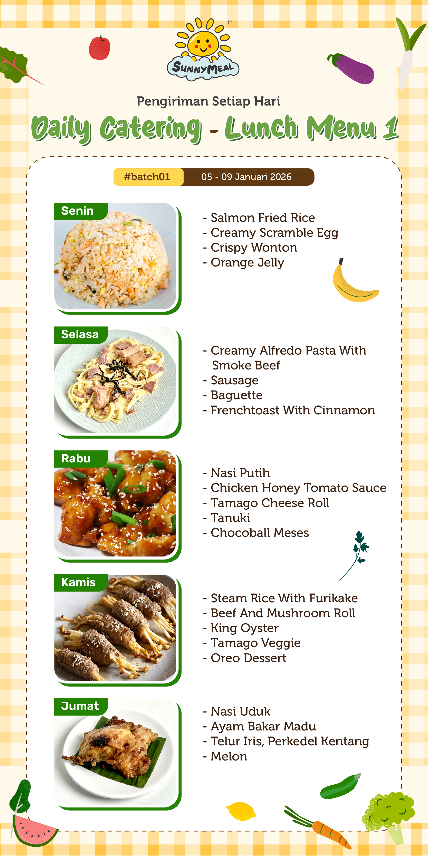 Lunch Weekly 1 Menu 1