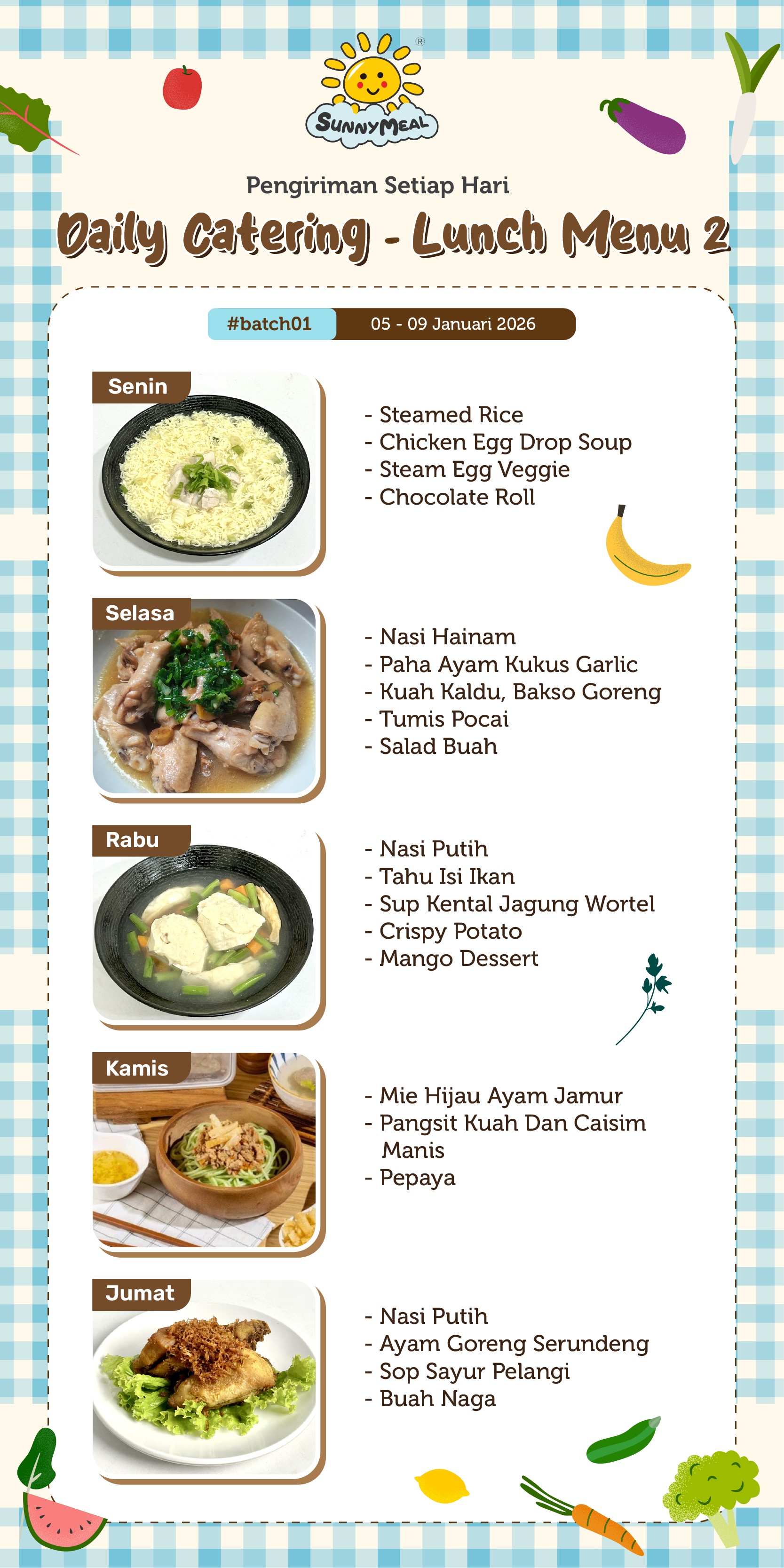 Lunch Weekly 1 Menu 2