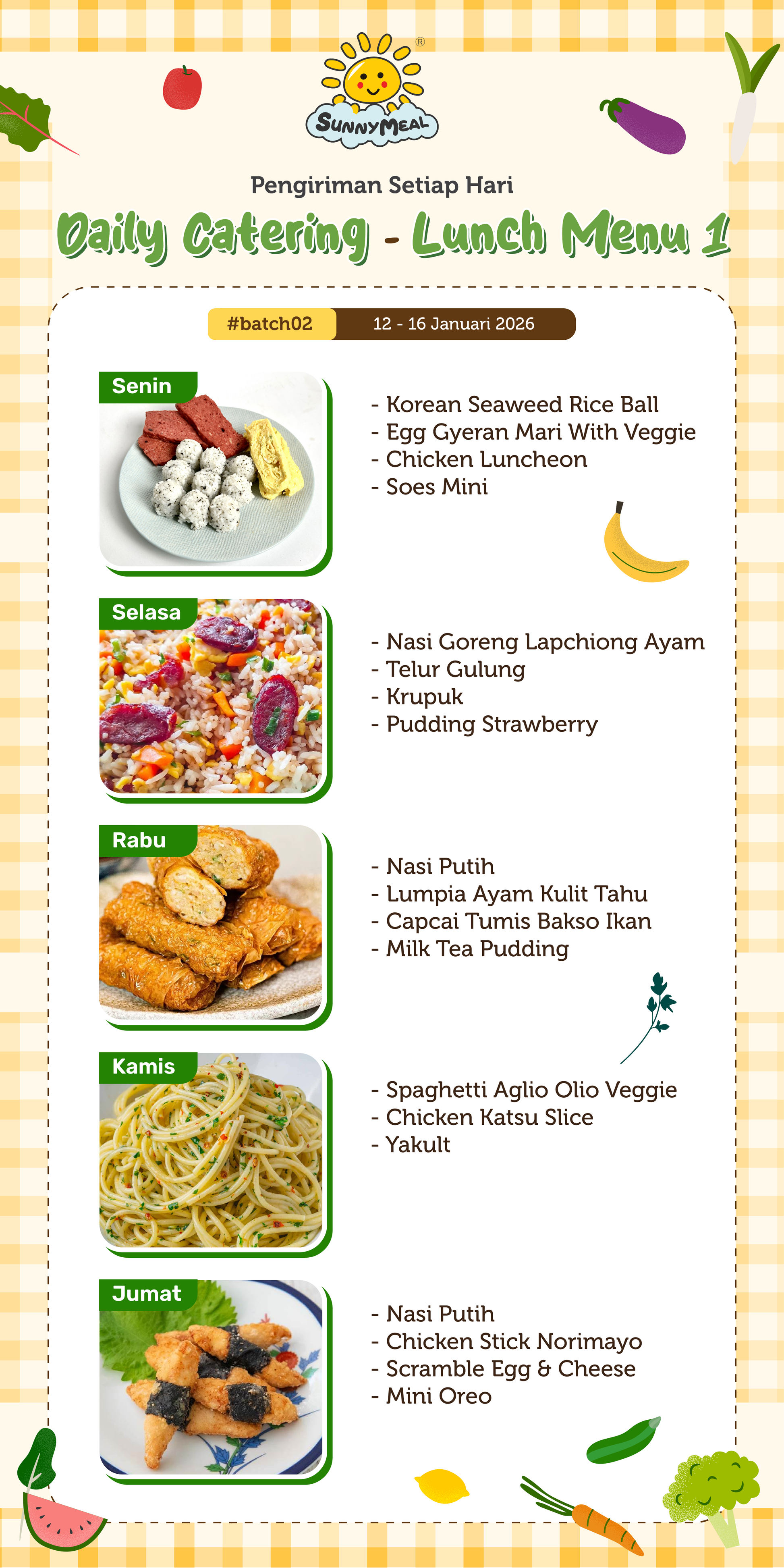 Lunch Weekly 2 Menu 1