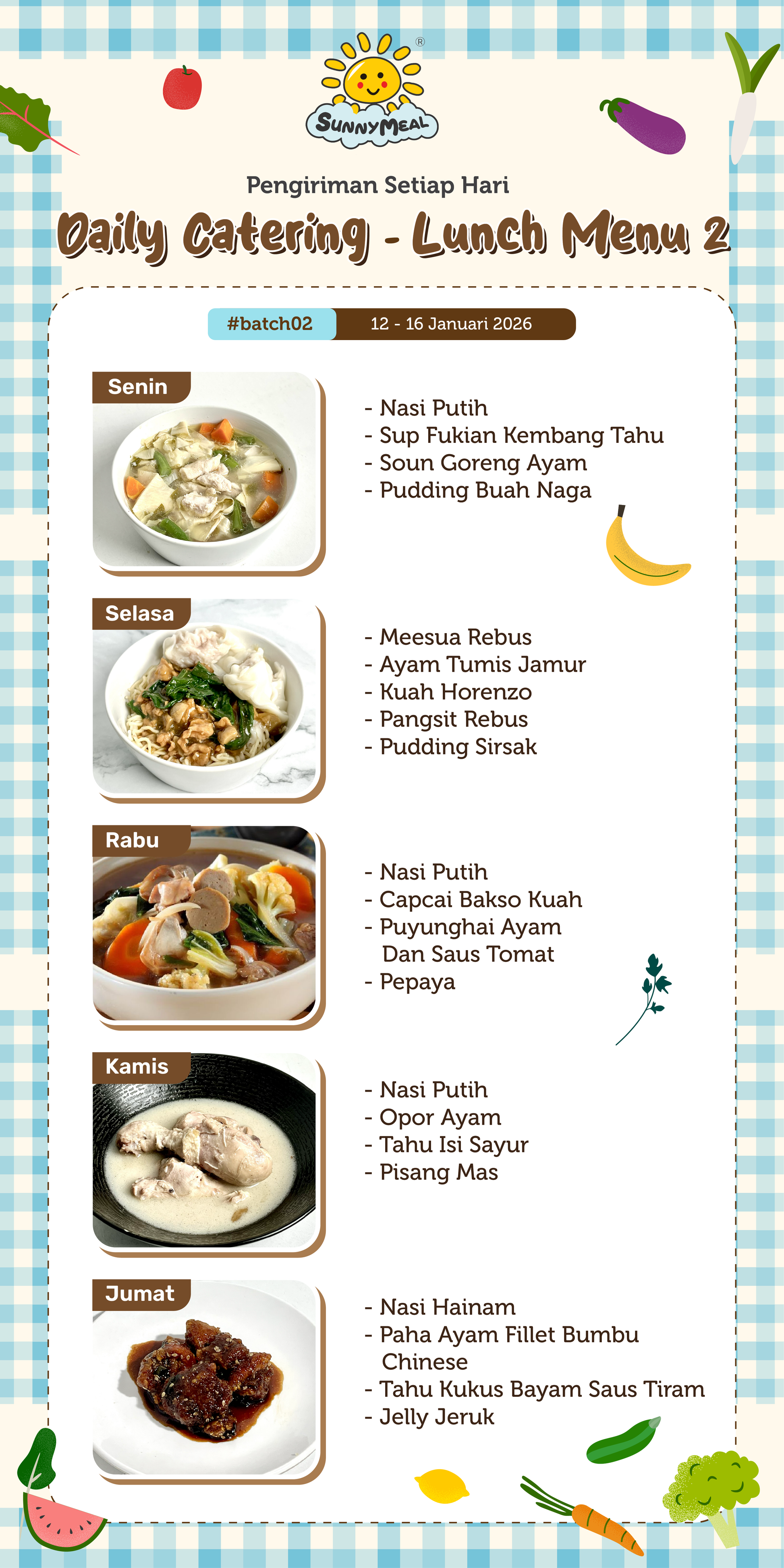 Lunch Weekly 2 Menu 2