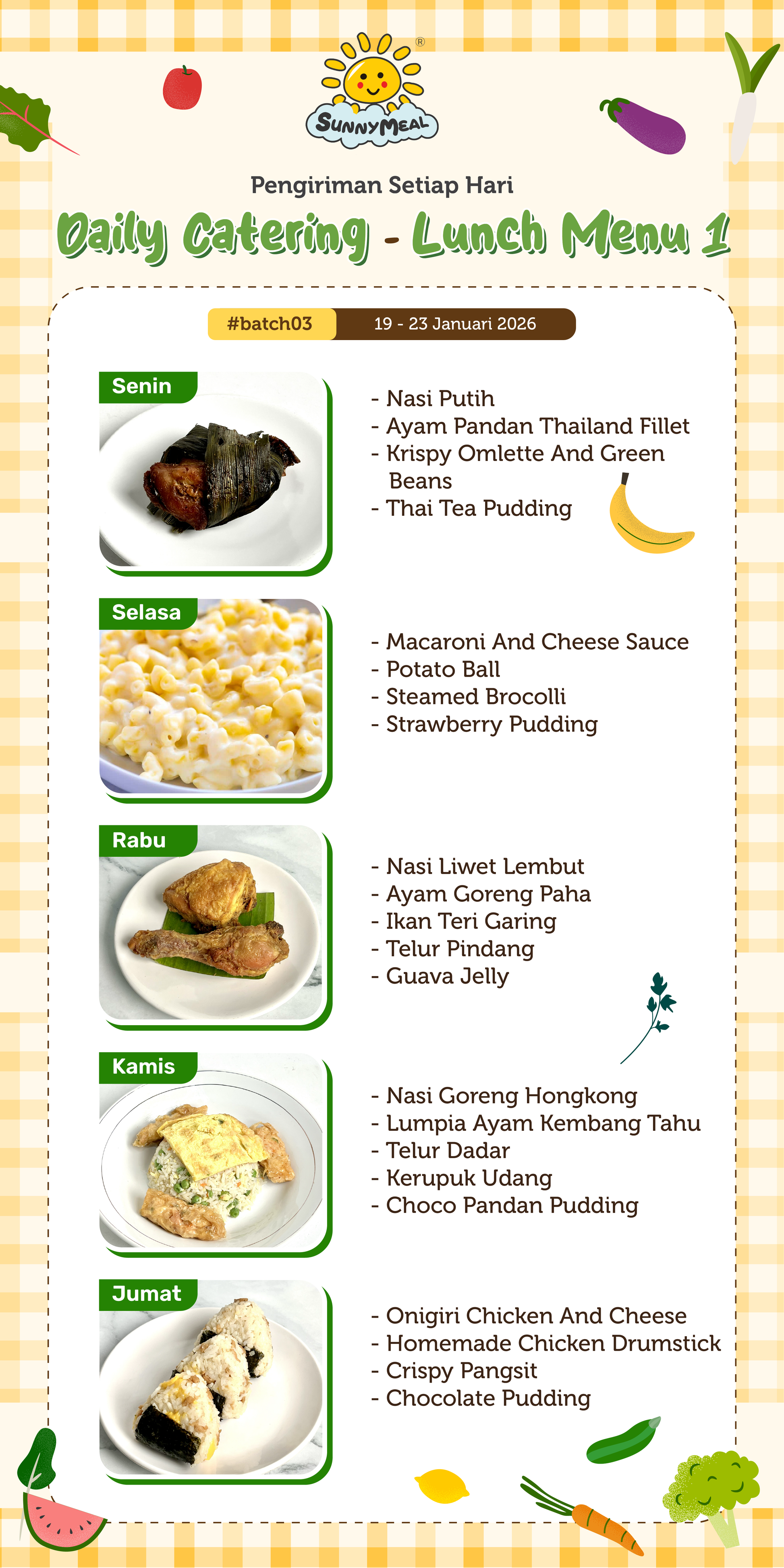 Lunch Weekly 3 Menu 1