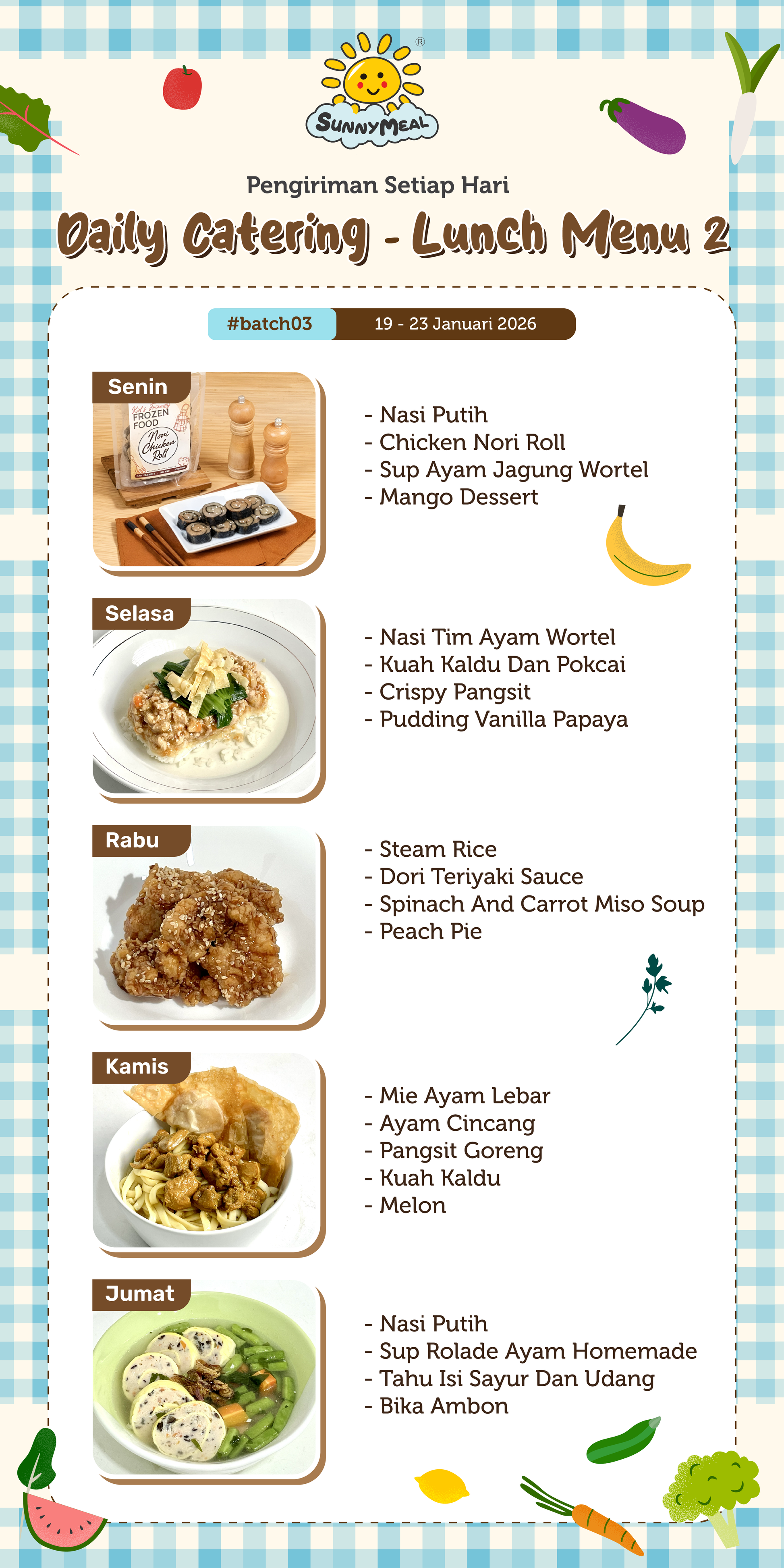 Lunch Weekly 3 Menu 2