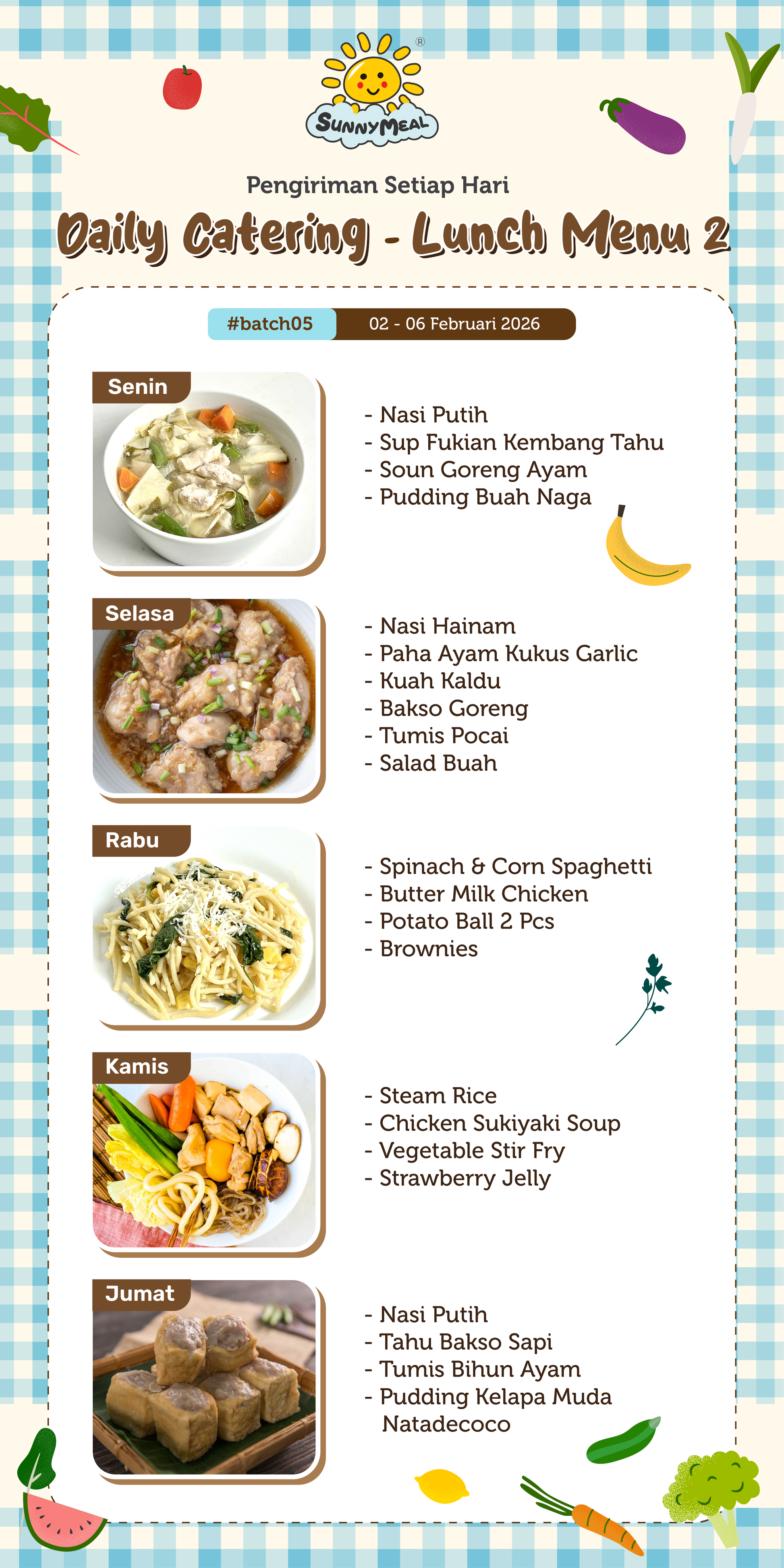 Lunch Weekly 5 Menu 2