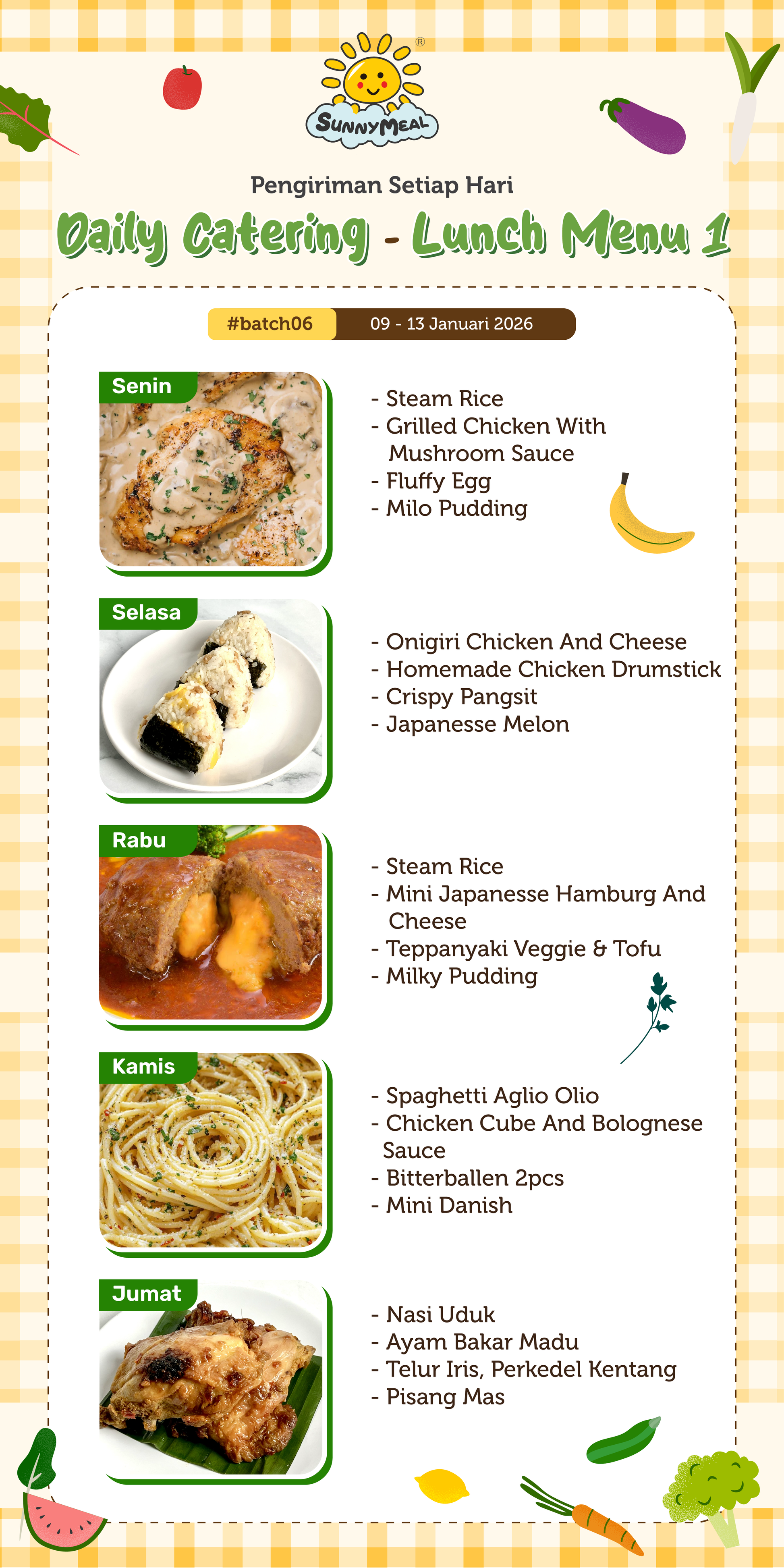 Lunch Weekly 6 Menu 1