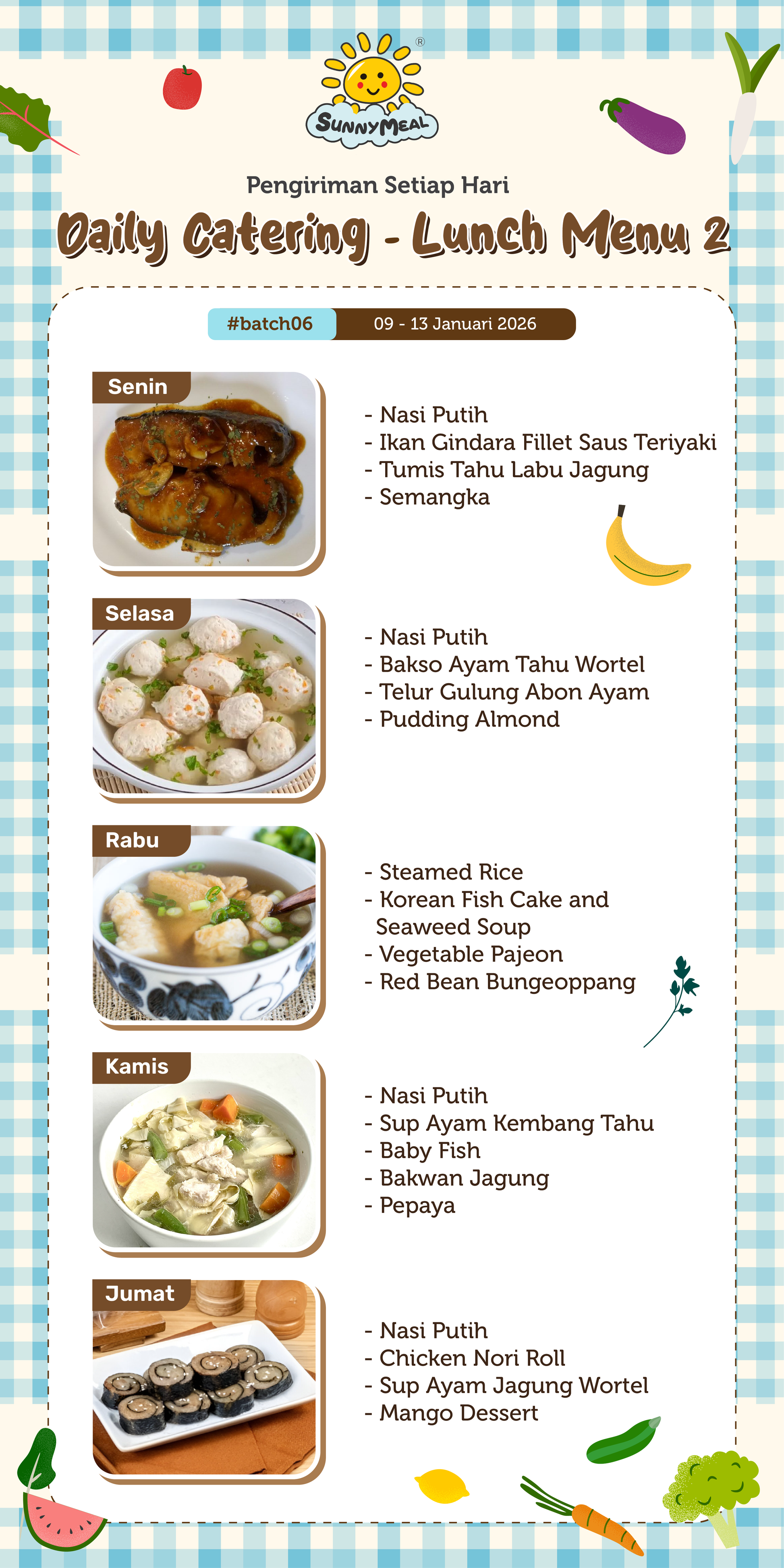 Lunch Weekly 6 Menu 2