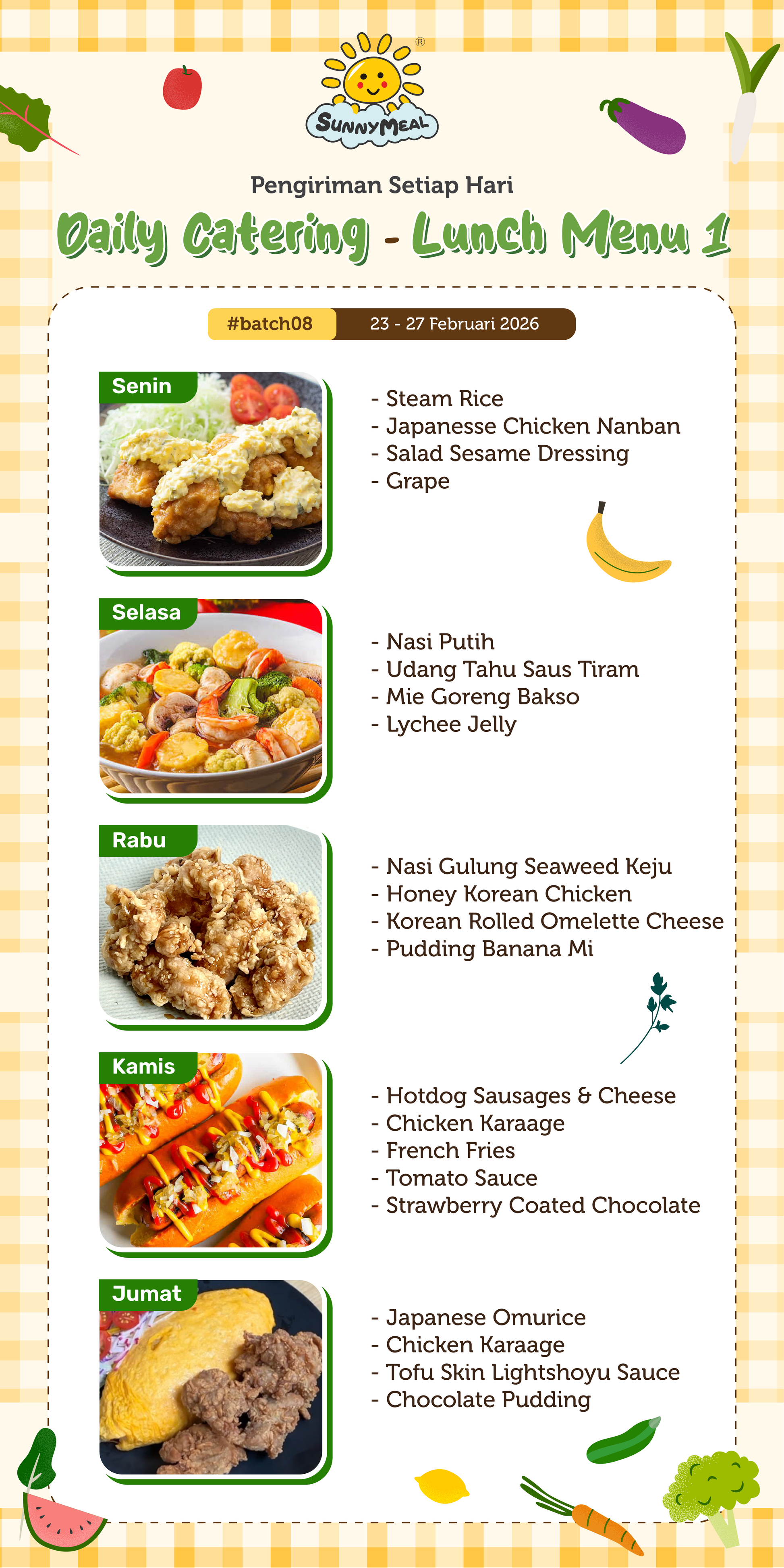 Lunch Weekly 8 Menu 1