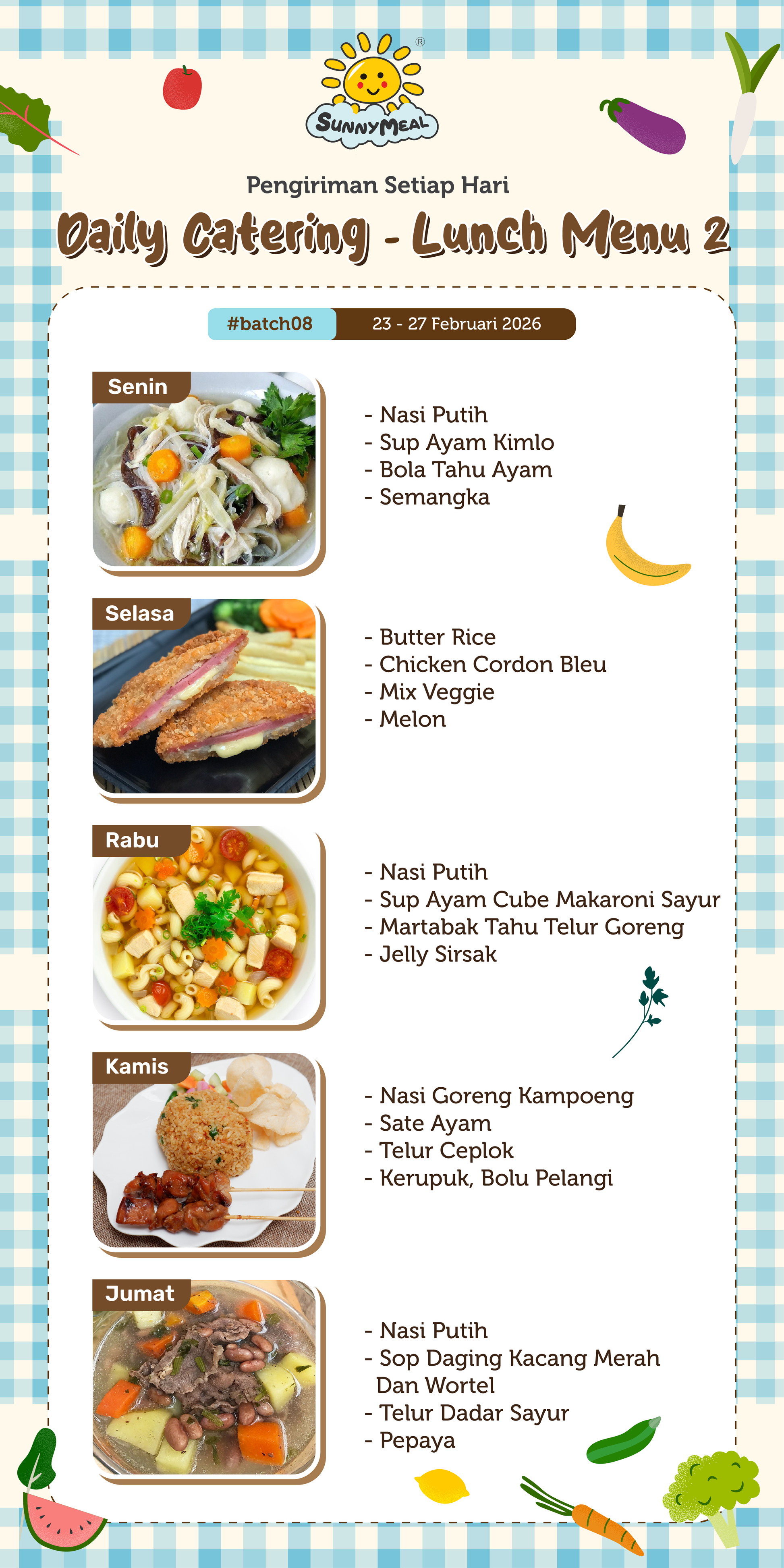 Lunch Weekly 8 Menu 2