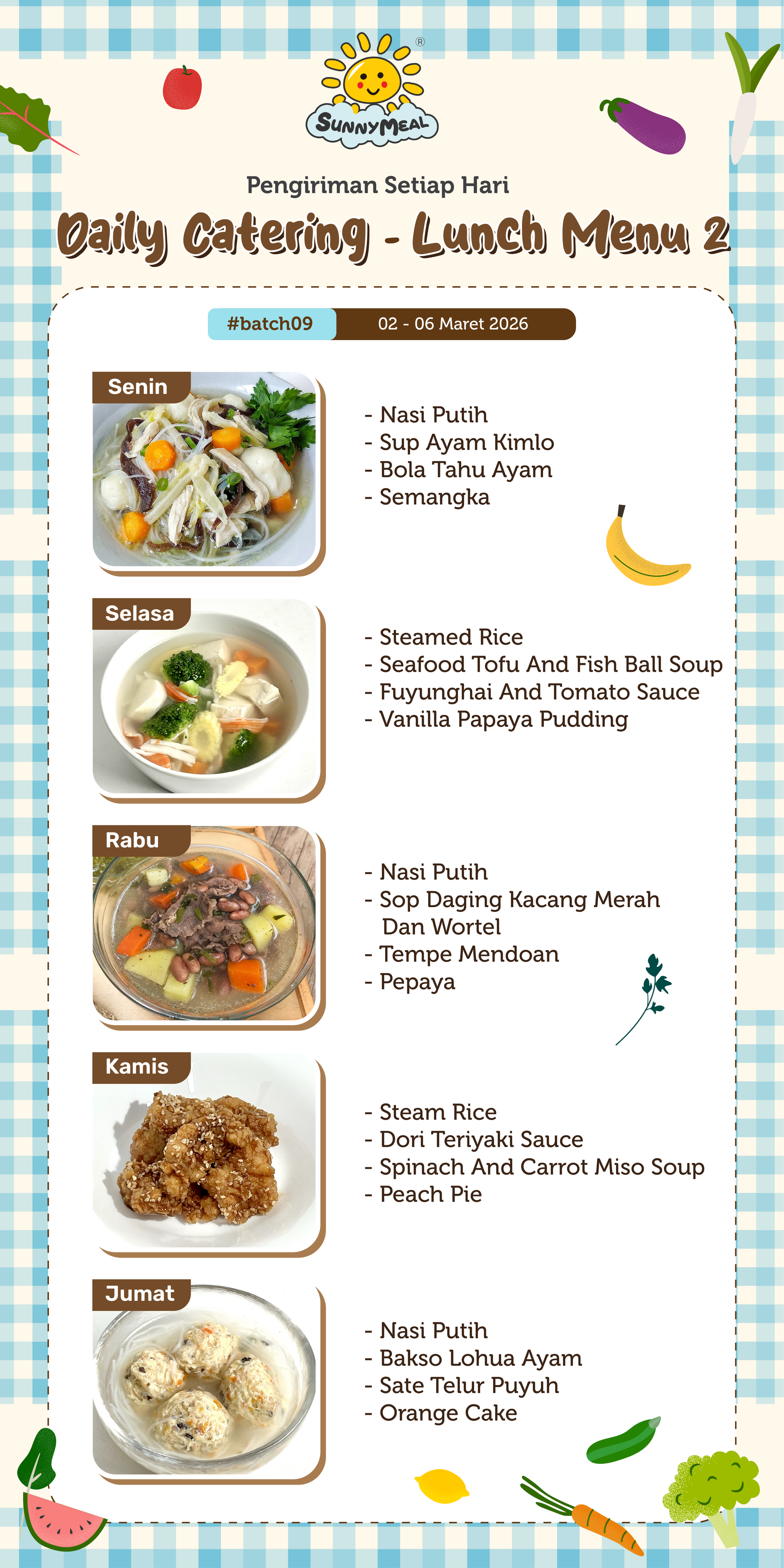Lunch Weekly 9 Menu 2