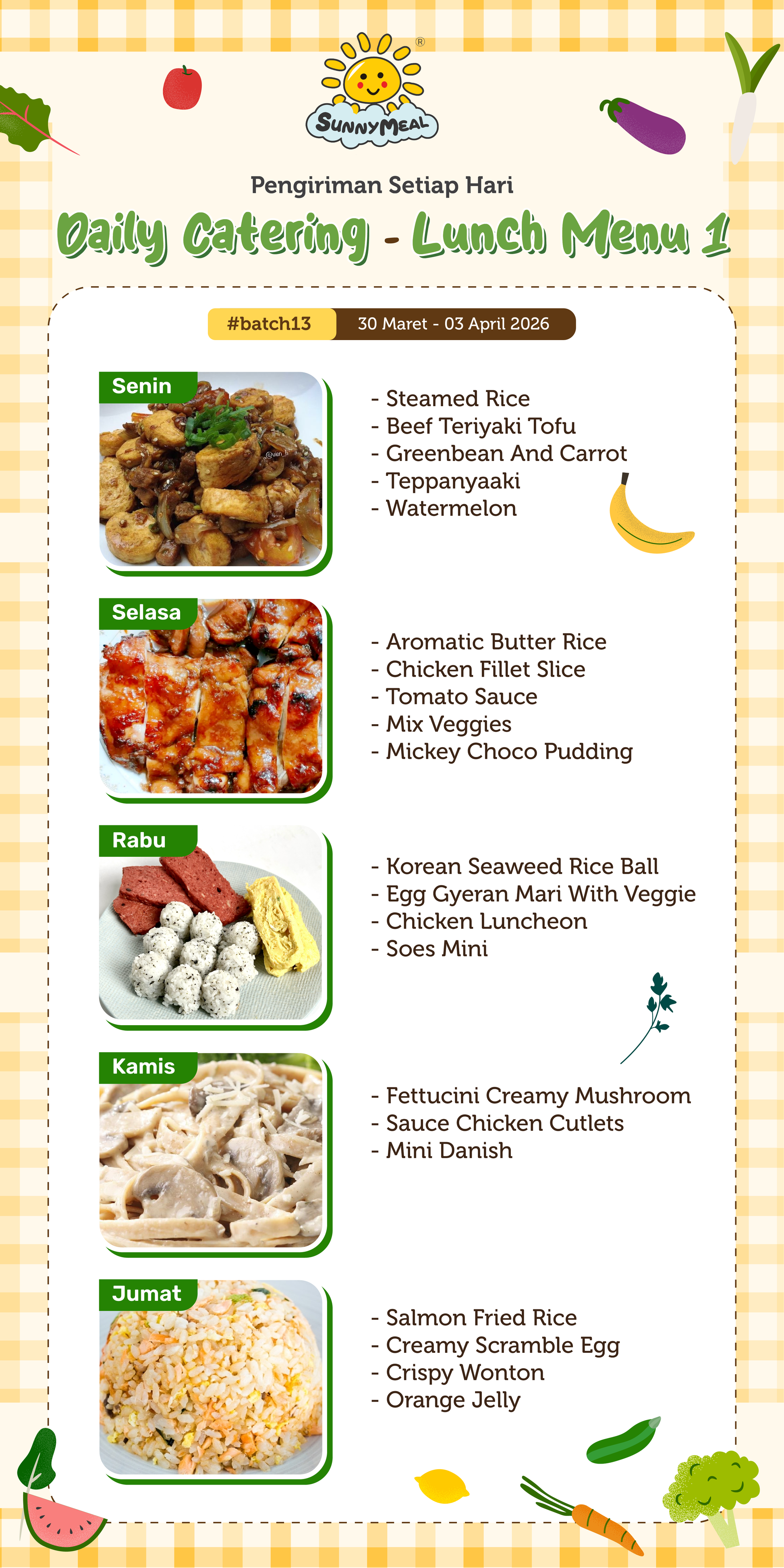 Lunch Weekly 13 Menu 1