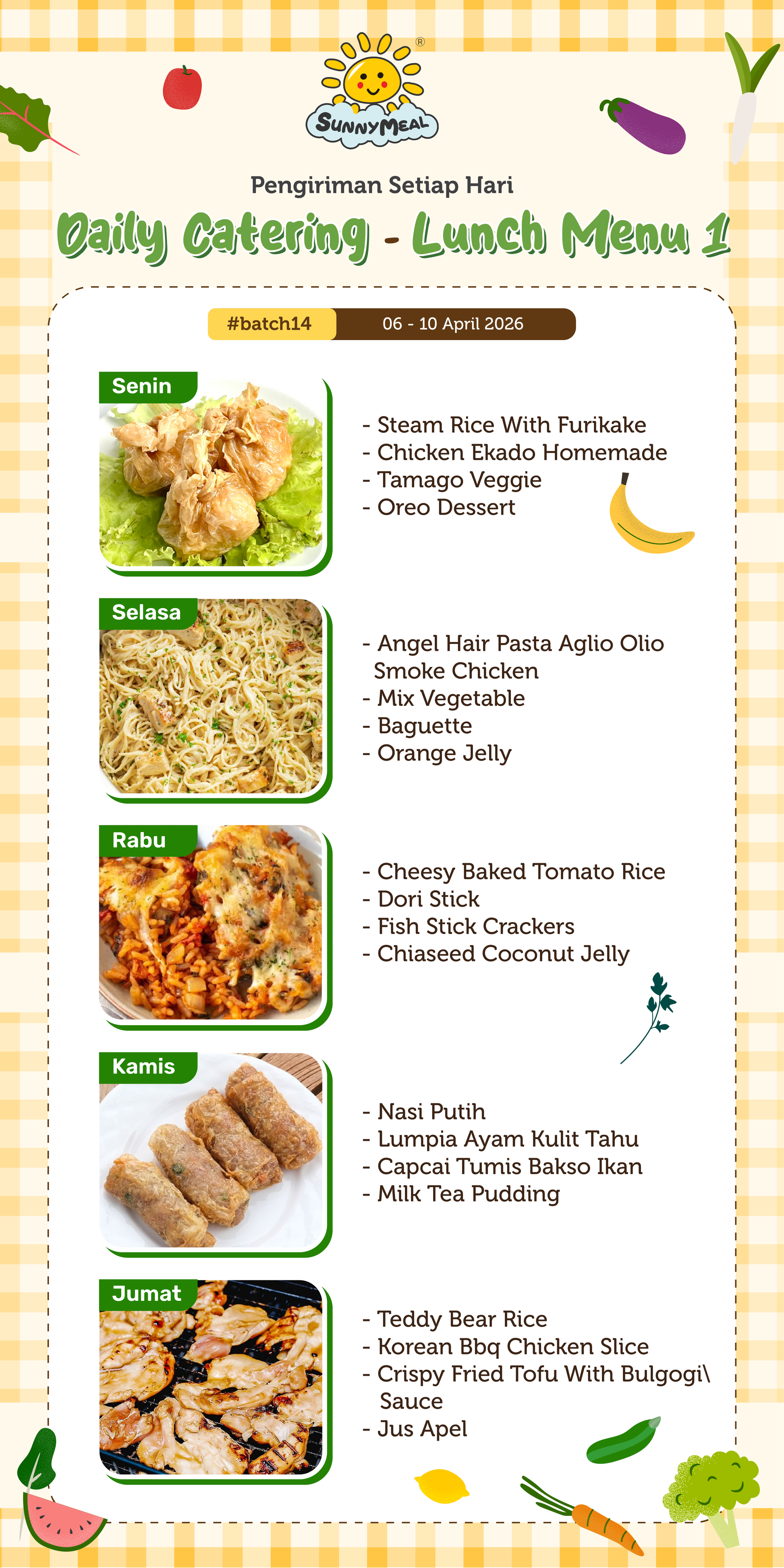 Lunch Weekly 14 Menu 1
