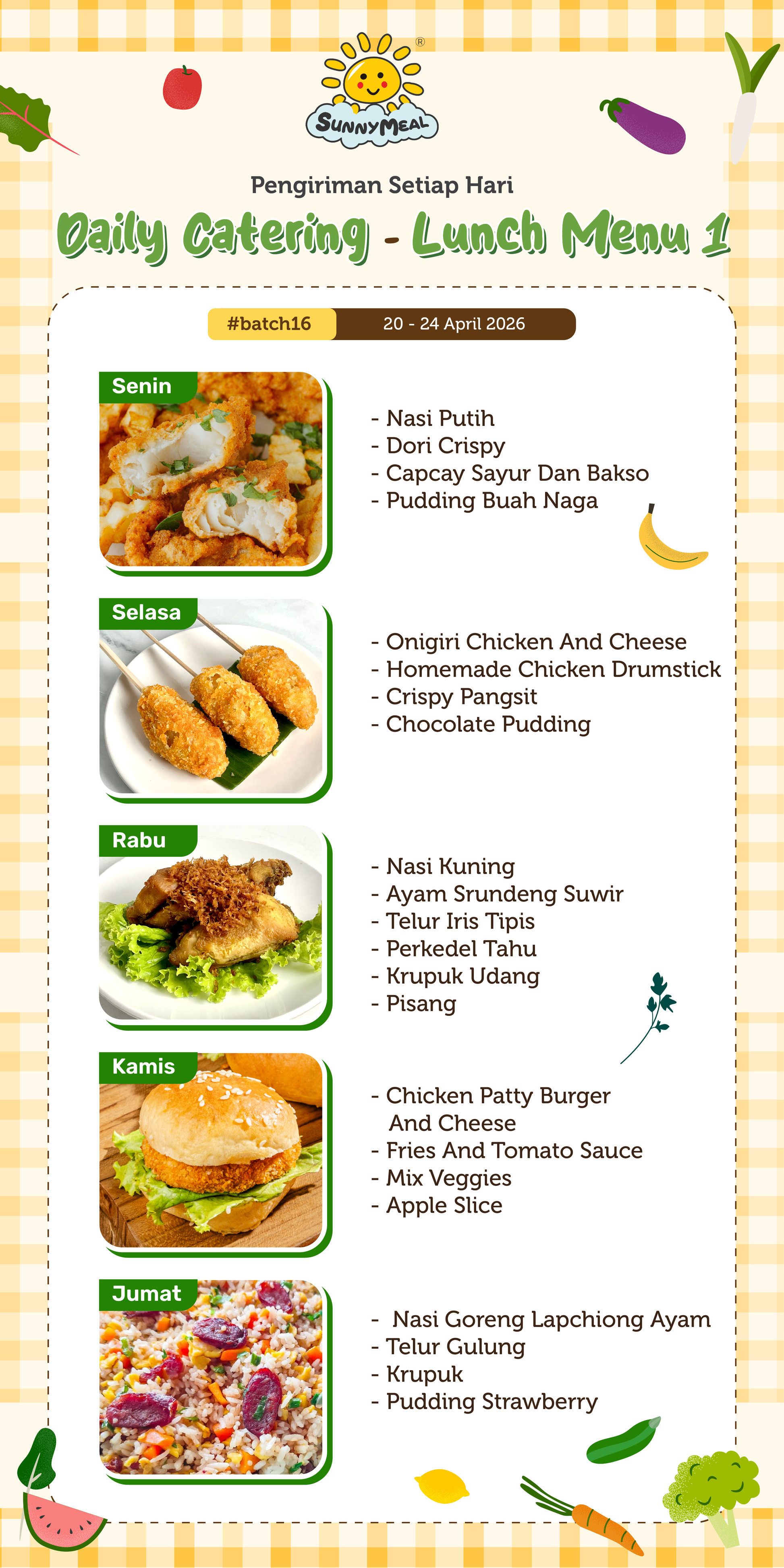 Lunch Weekly 16 Menu 1