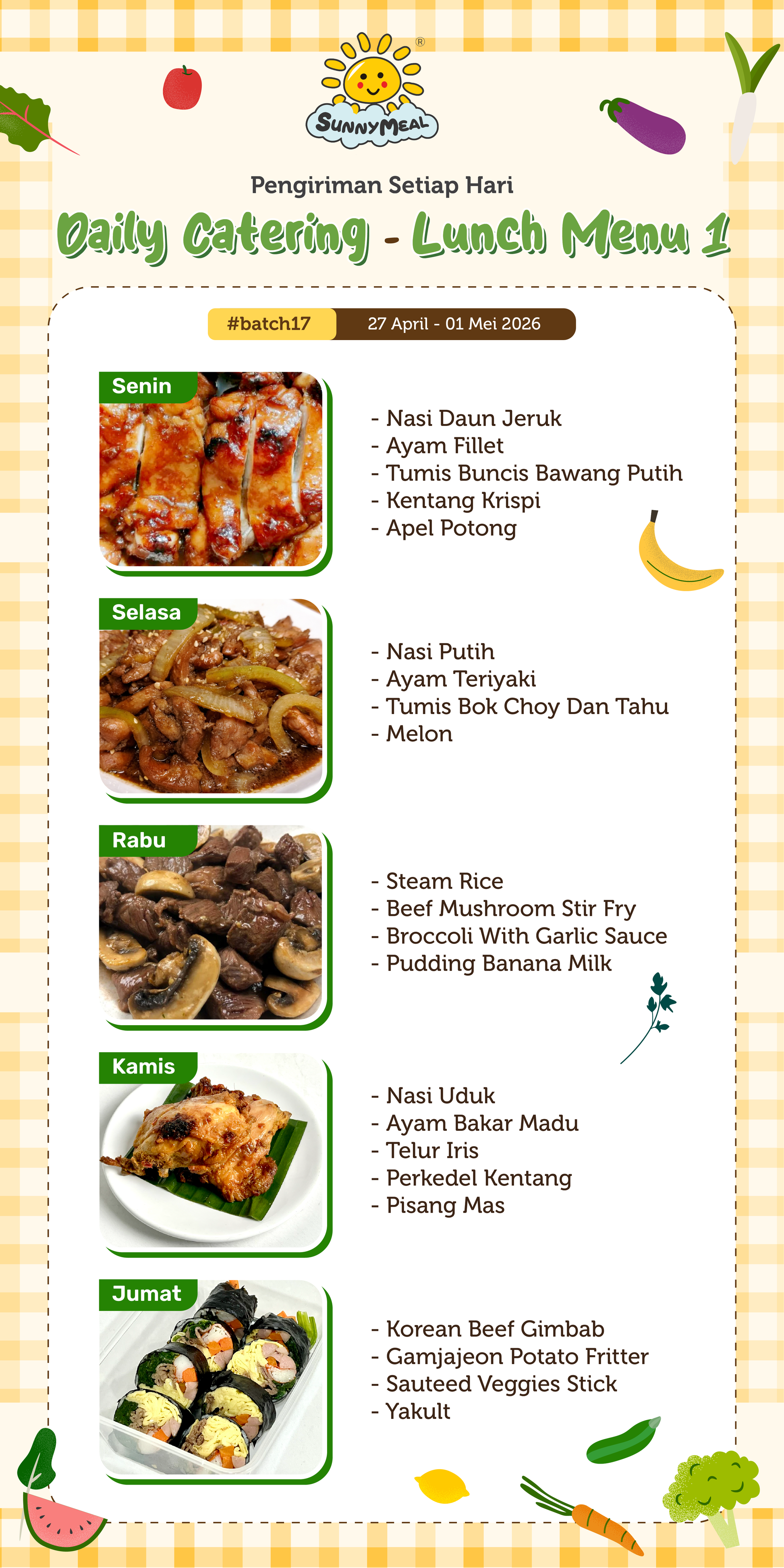Lunch Weekly 17 Menu 1