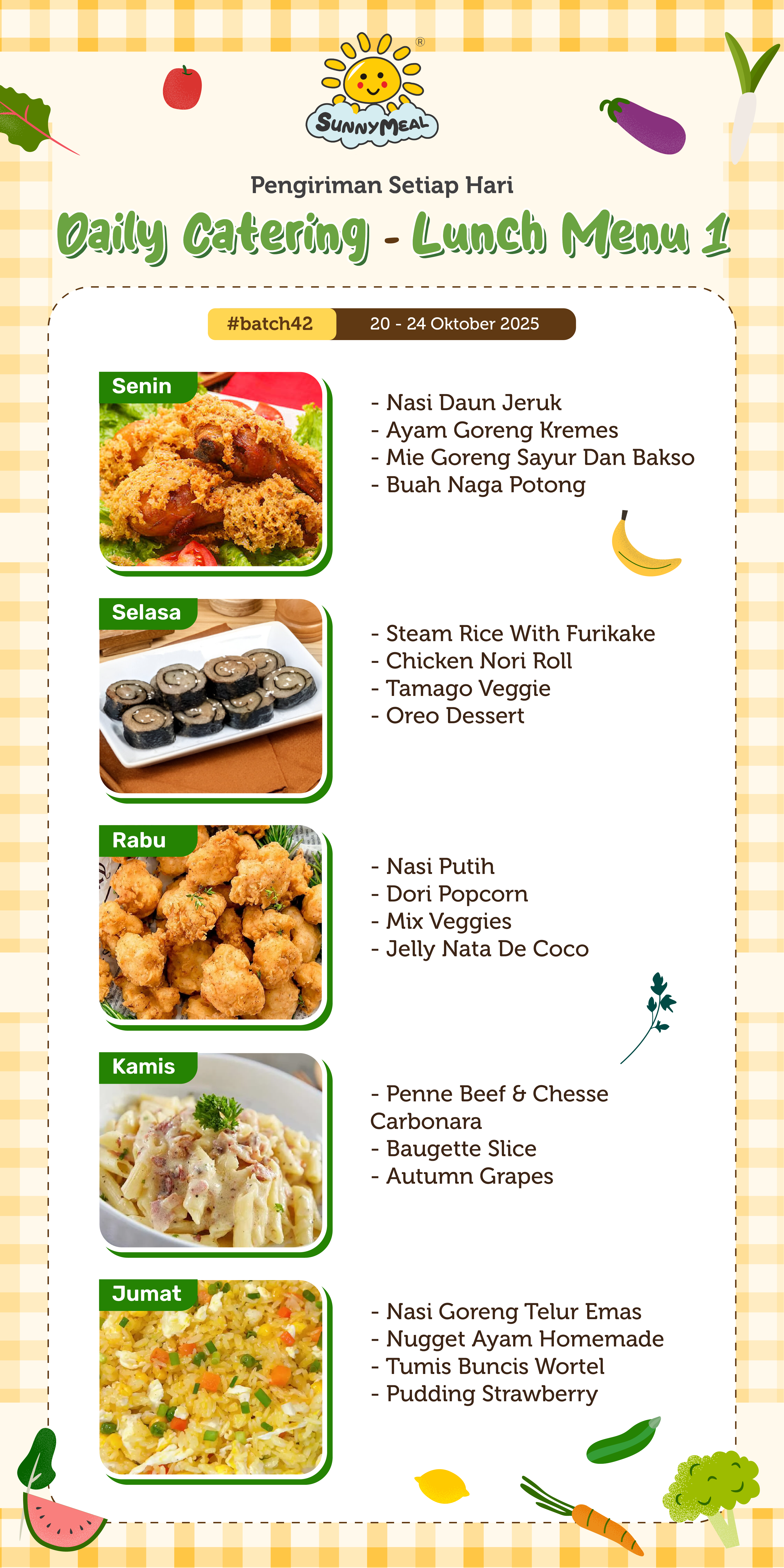 Lunch Weekly 42 Menu 1