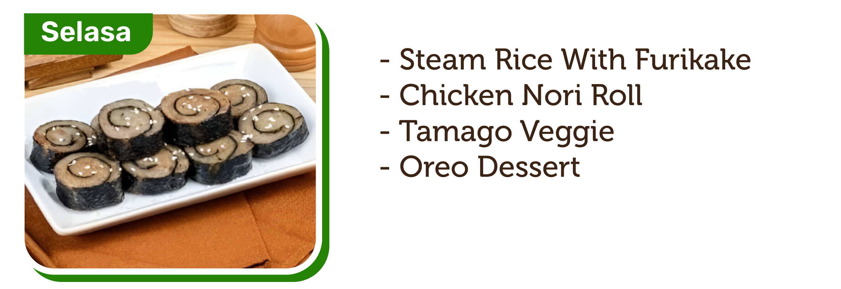 Lunch Daily 42 menu 1
