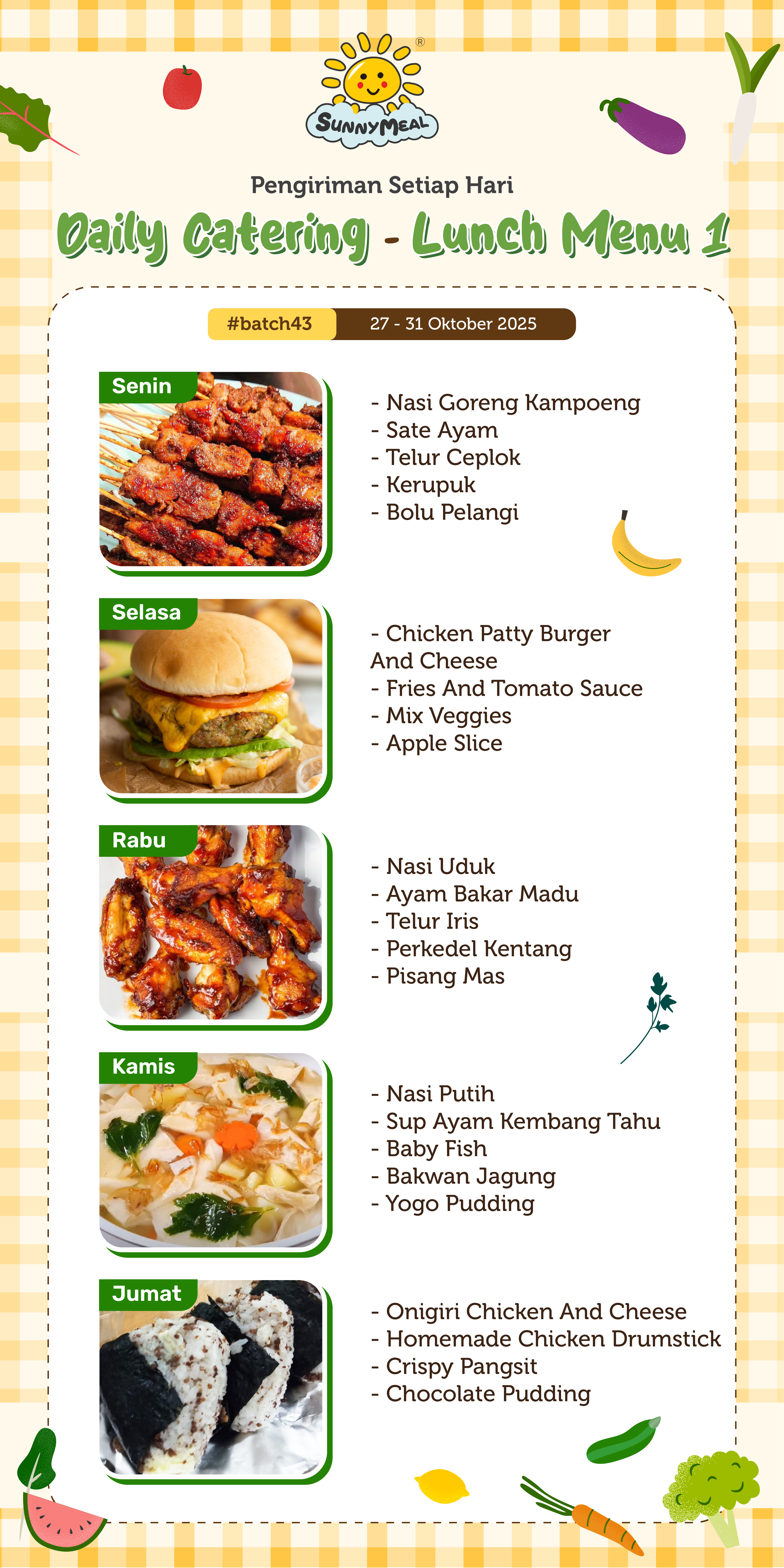 Lunch Weekly 43 Menu 1