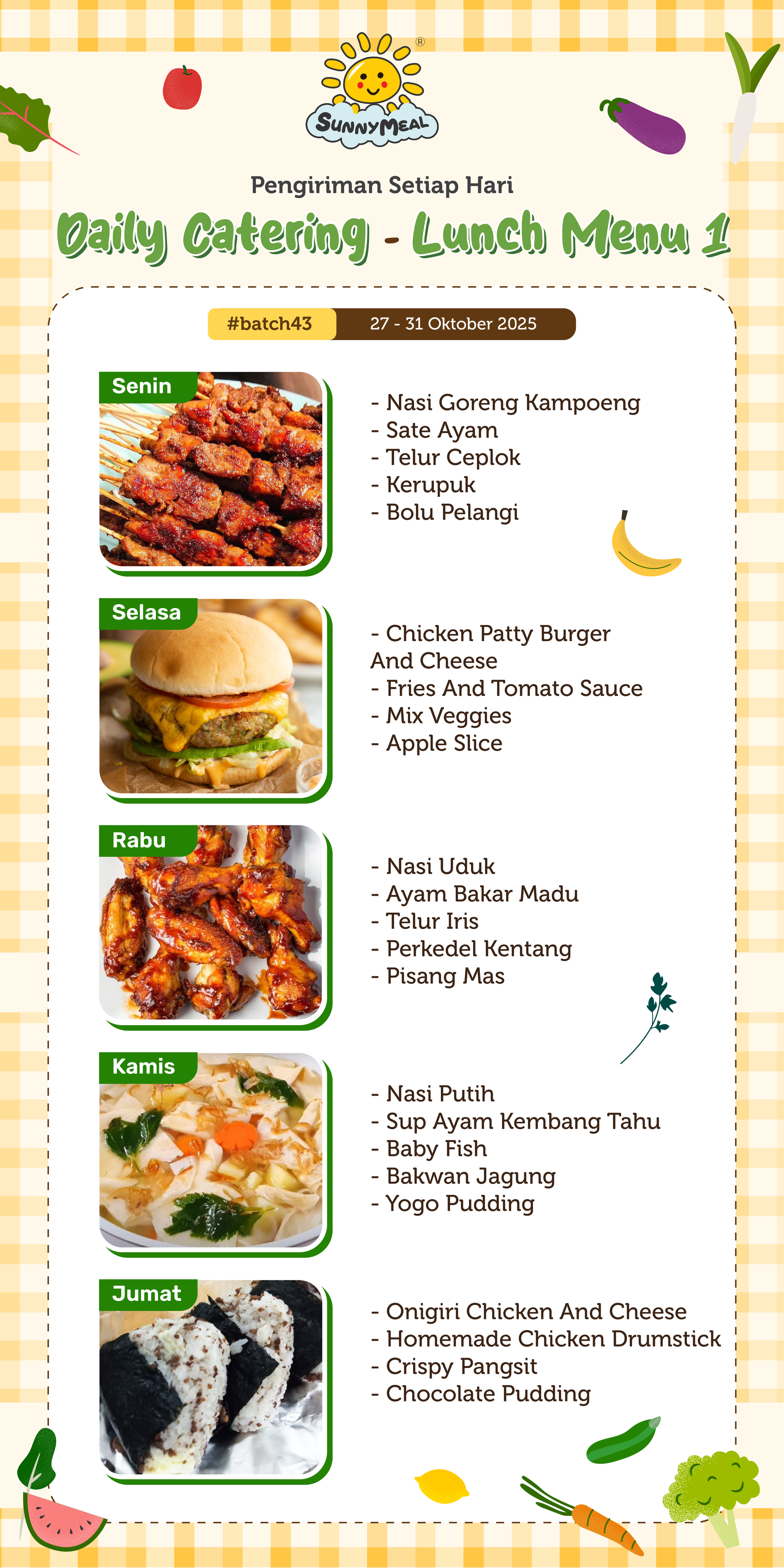 Lunch Weekly 43 Menu 1