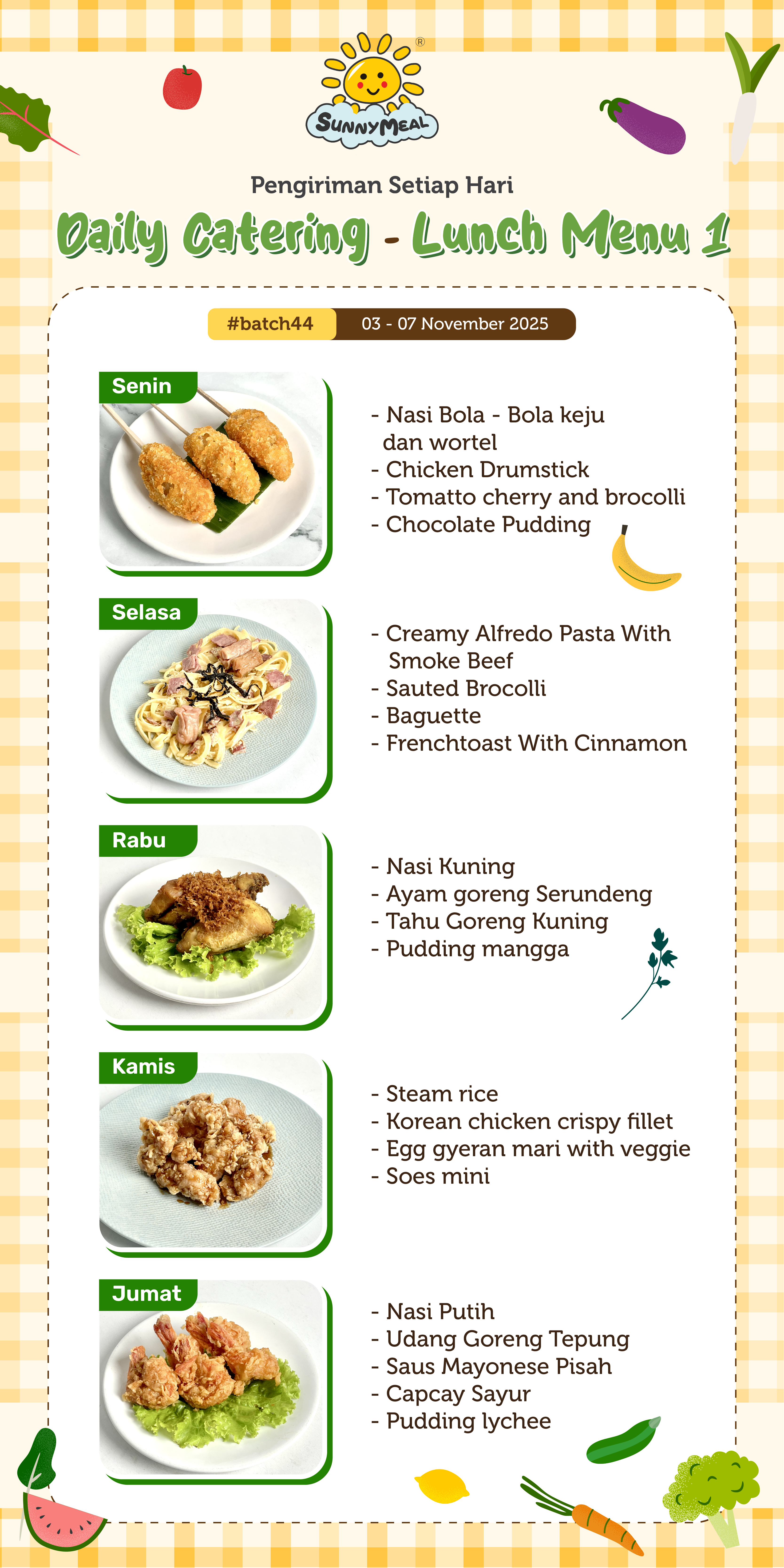 Lunch Weekly 44 Menu 1