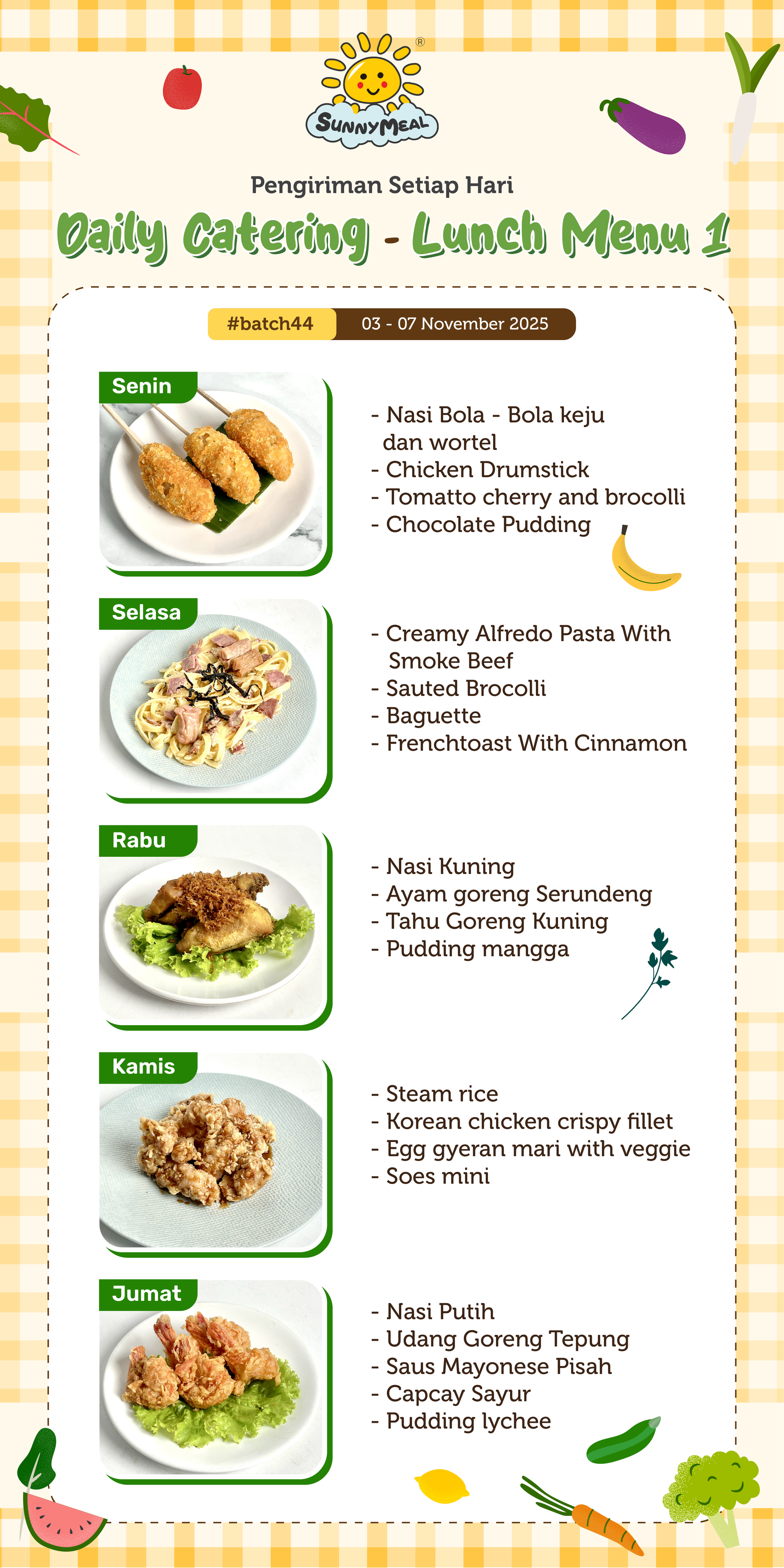Lunch Weekly 44 Menu 1