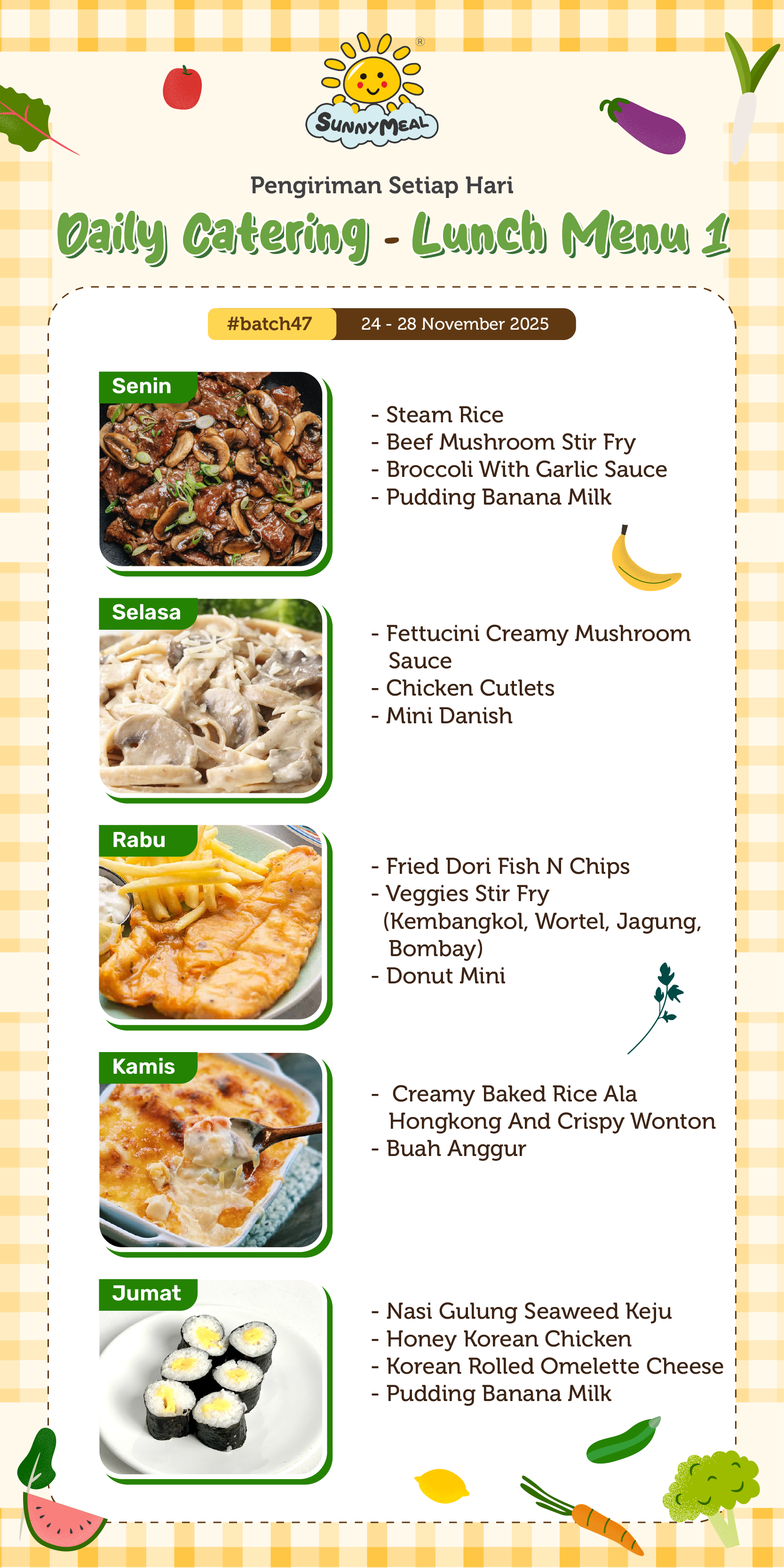 Lunch Weekly 47 Menu 1