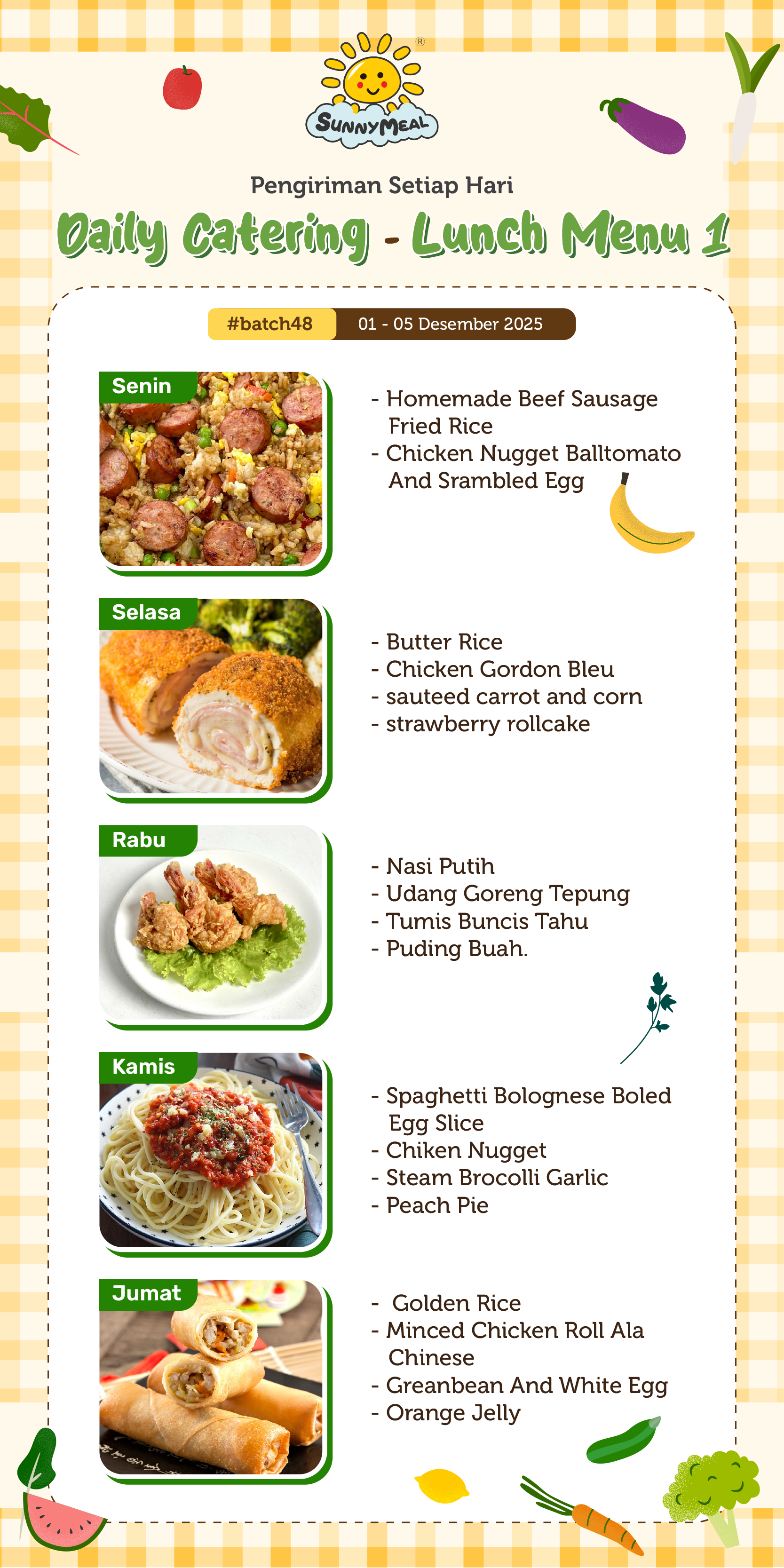 Lunch Weekly 48 Menu 1