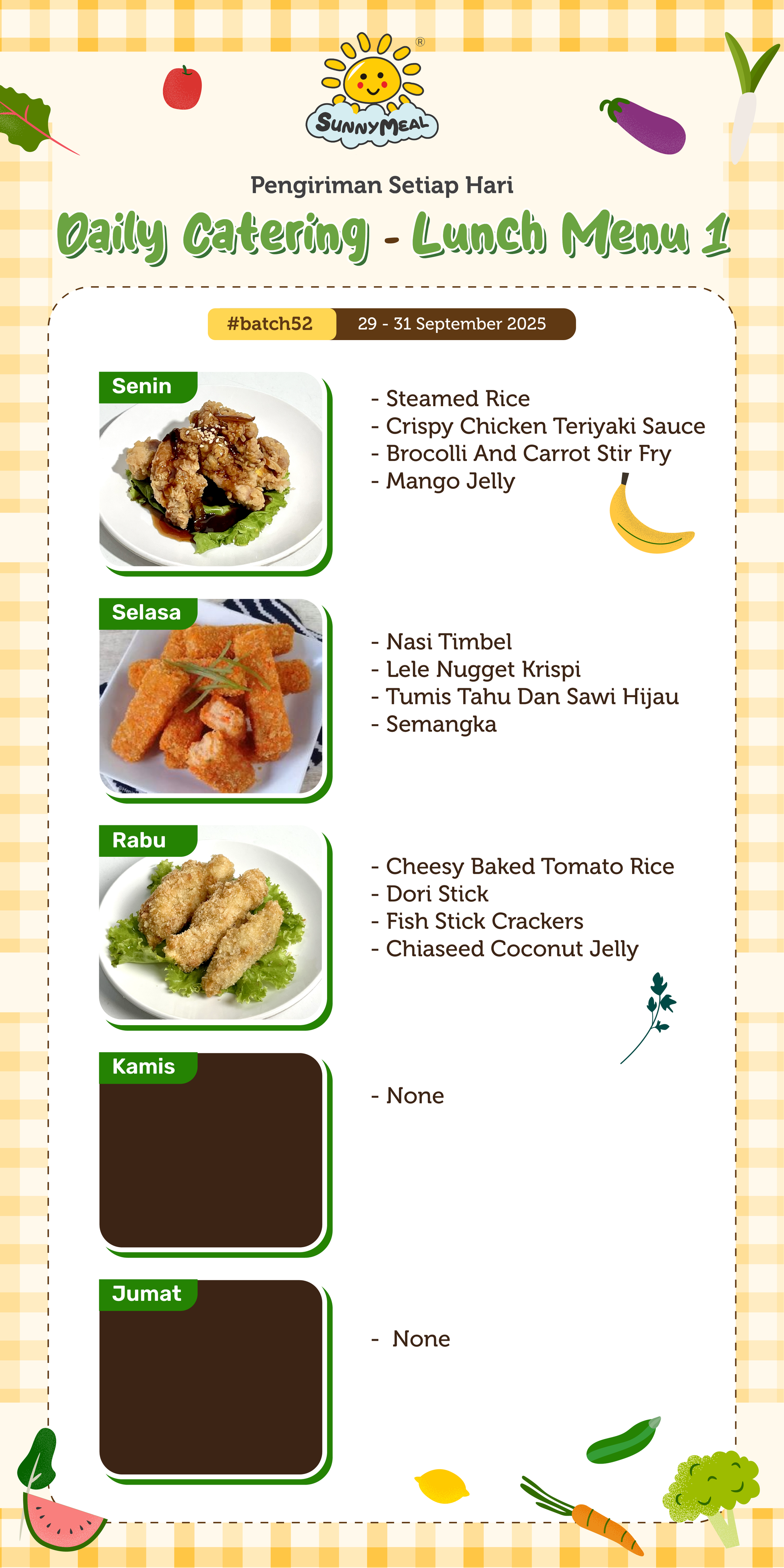 Lunch Weekly 52 Menu 1