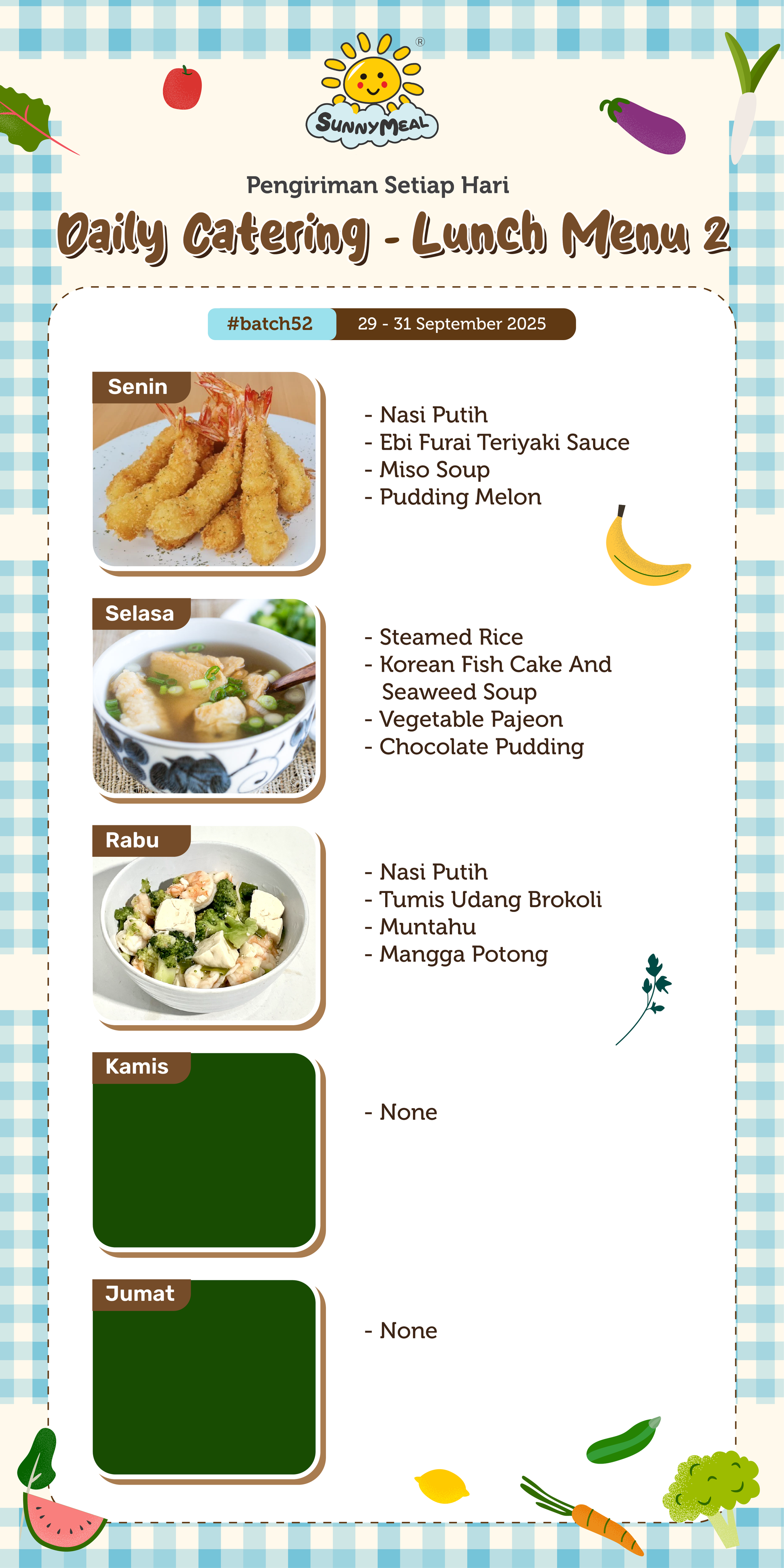 Lunch Weekly 52 Menu 2