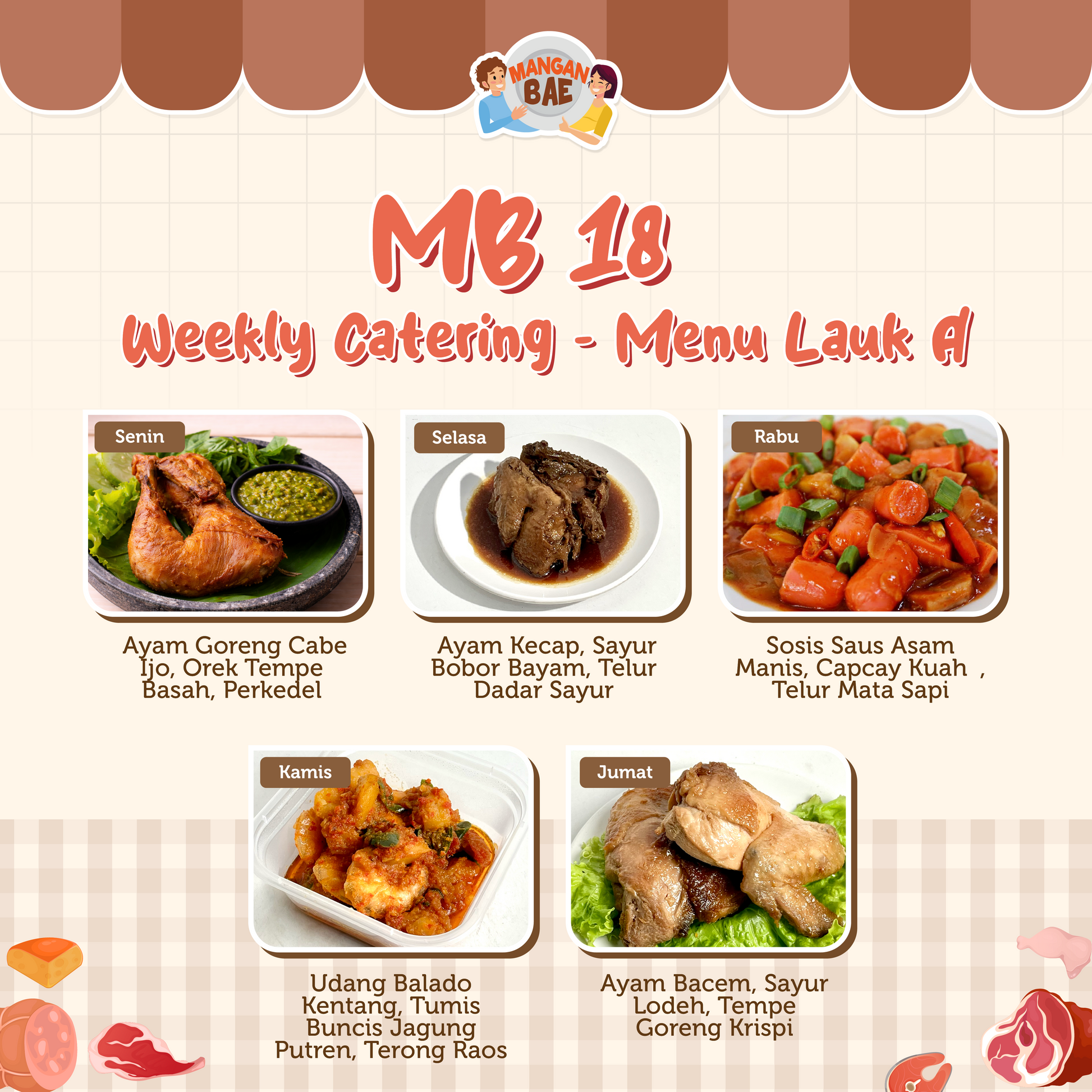ManganBae Weekly Menu A 18