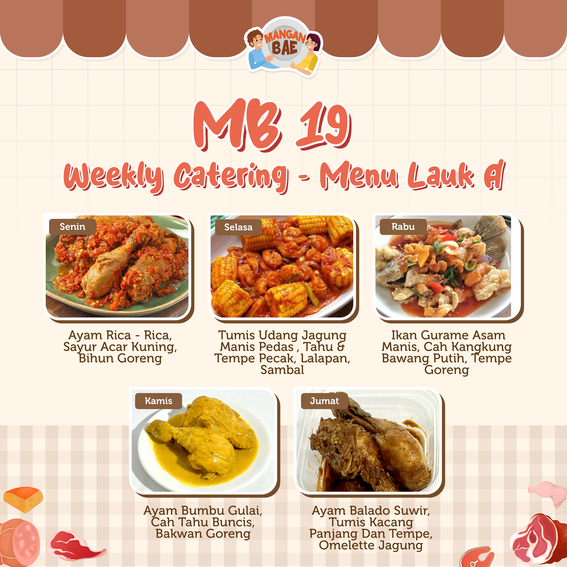ManganBae Weekly Menu A 19