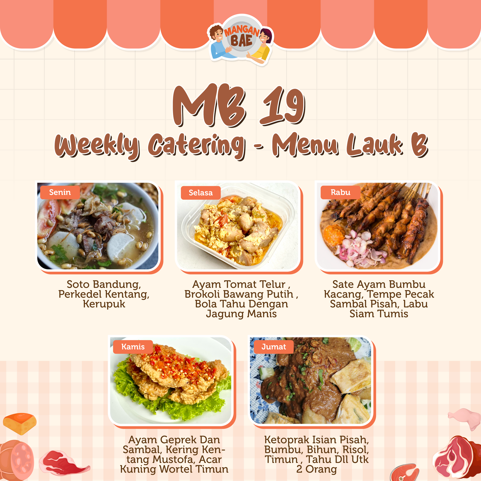 ManganBae Weekly Menu B 19