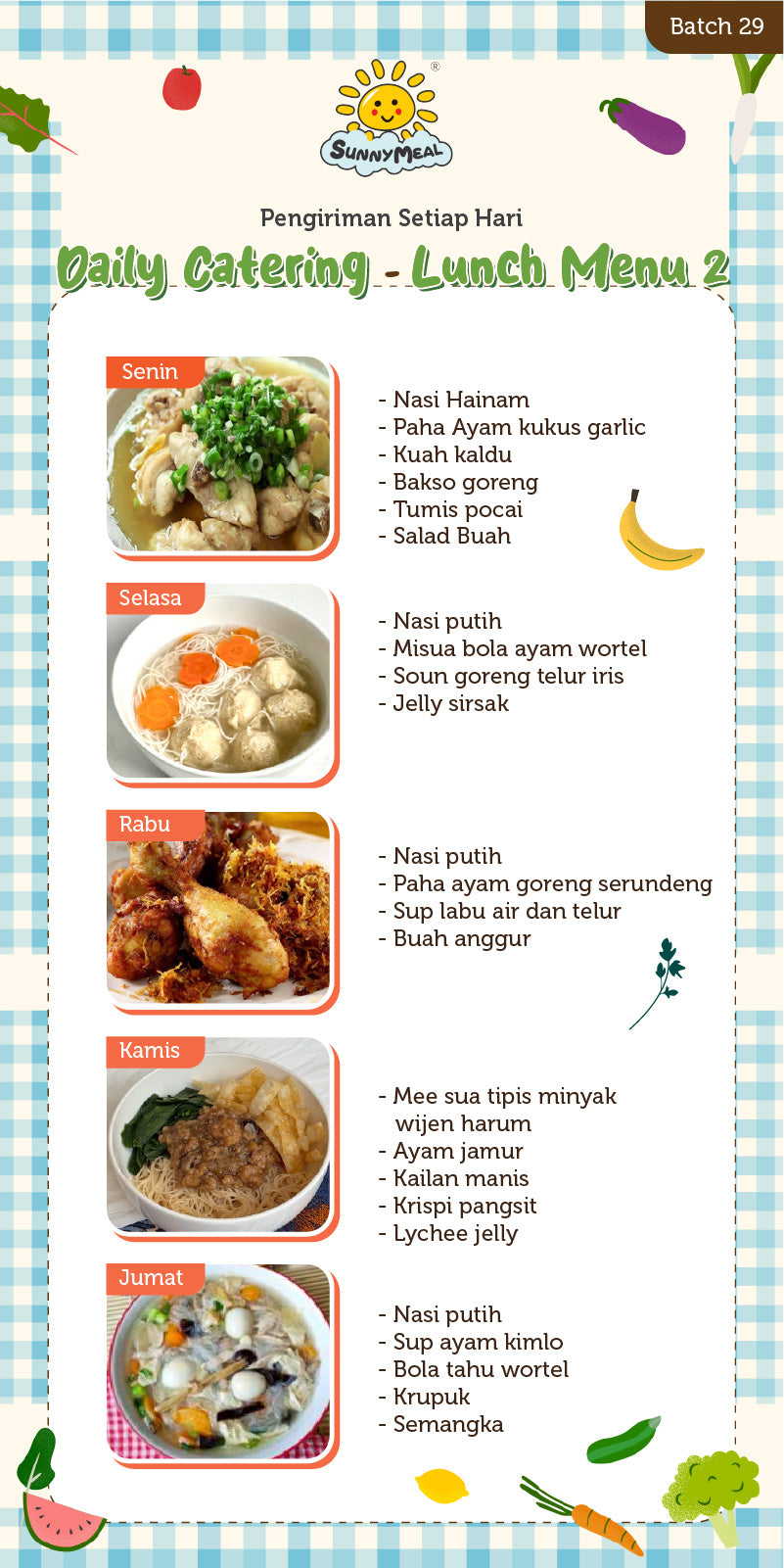 Lunch Weekly 29 Menu 2