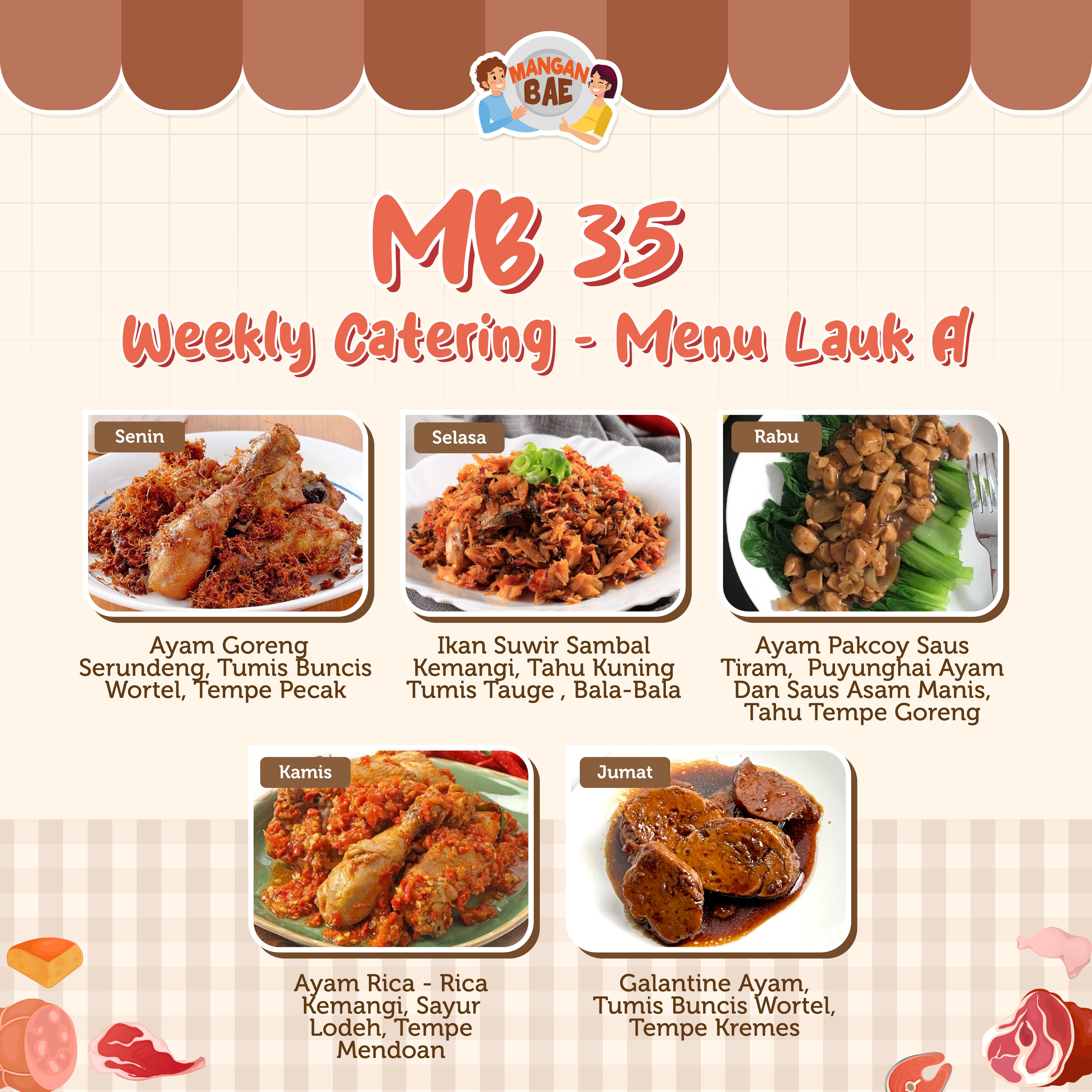 ManganBae Weekly Menu A 35